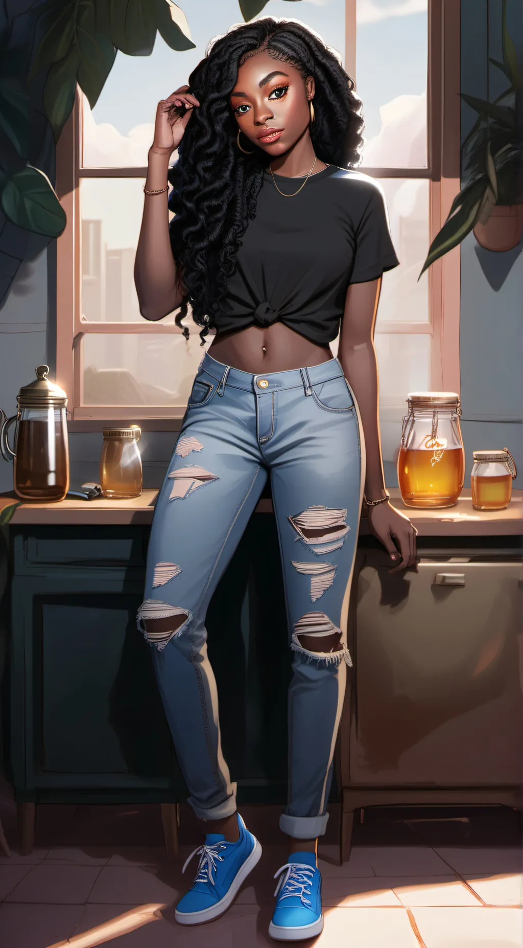 ai character: Kennedy background