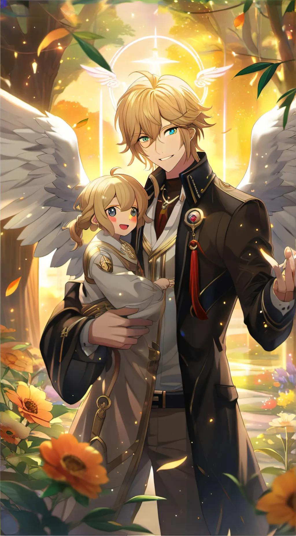 ai character: test background