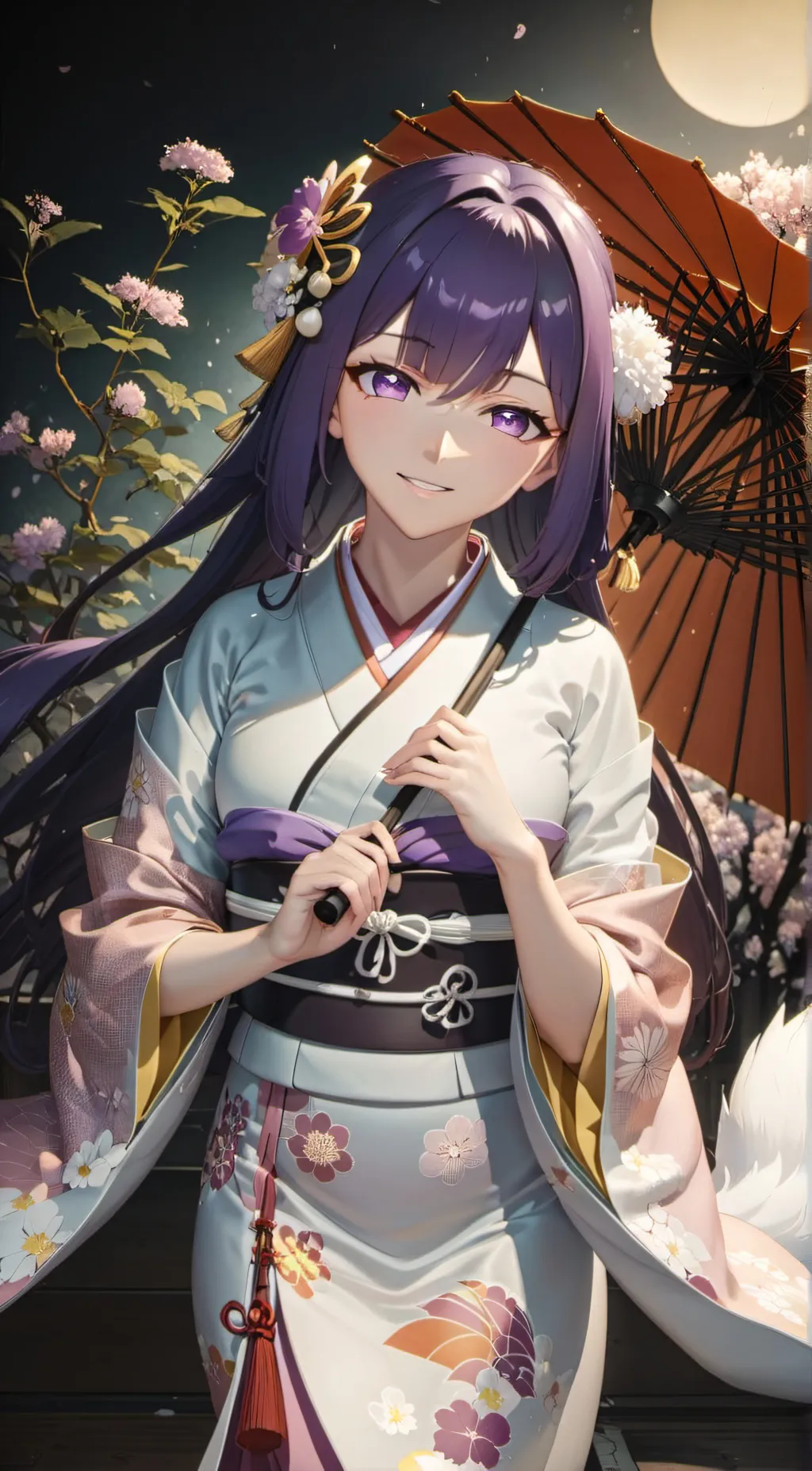 ai character: Raiden makoto background