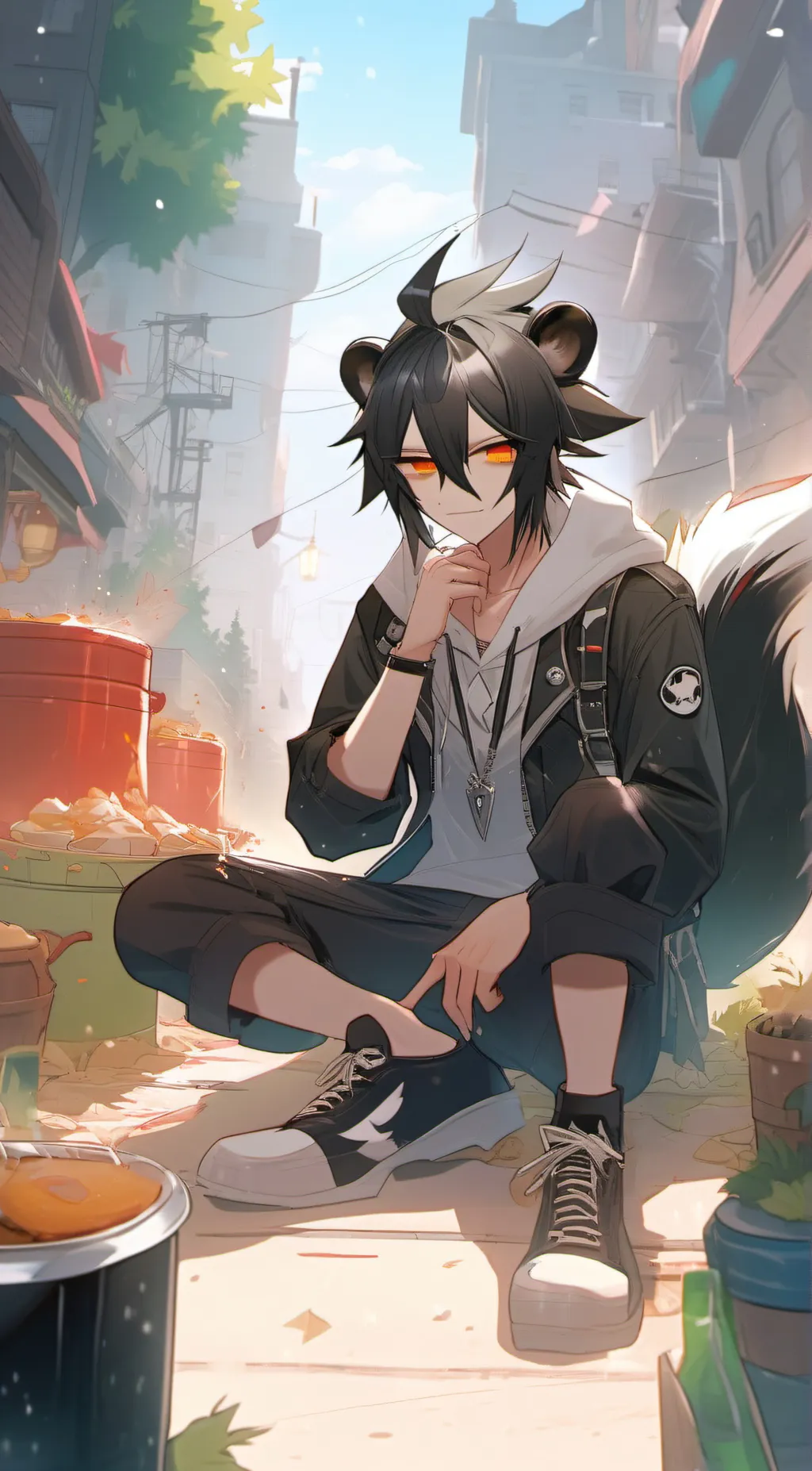 ai character: Lucas background