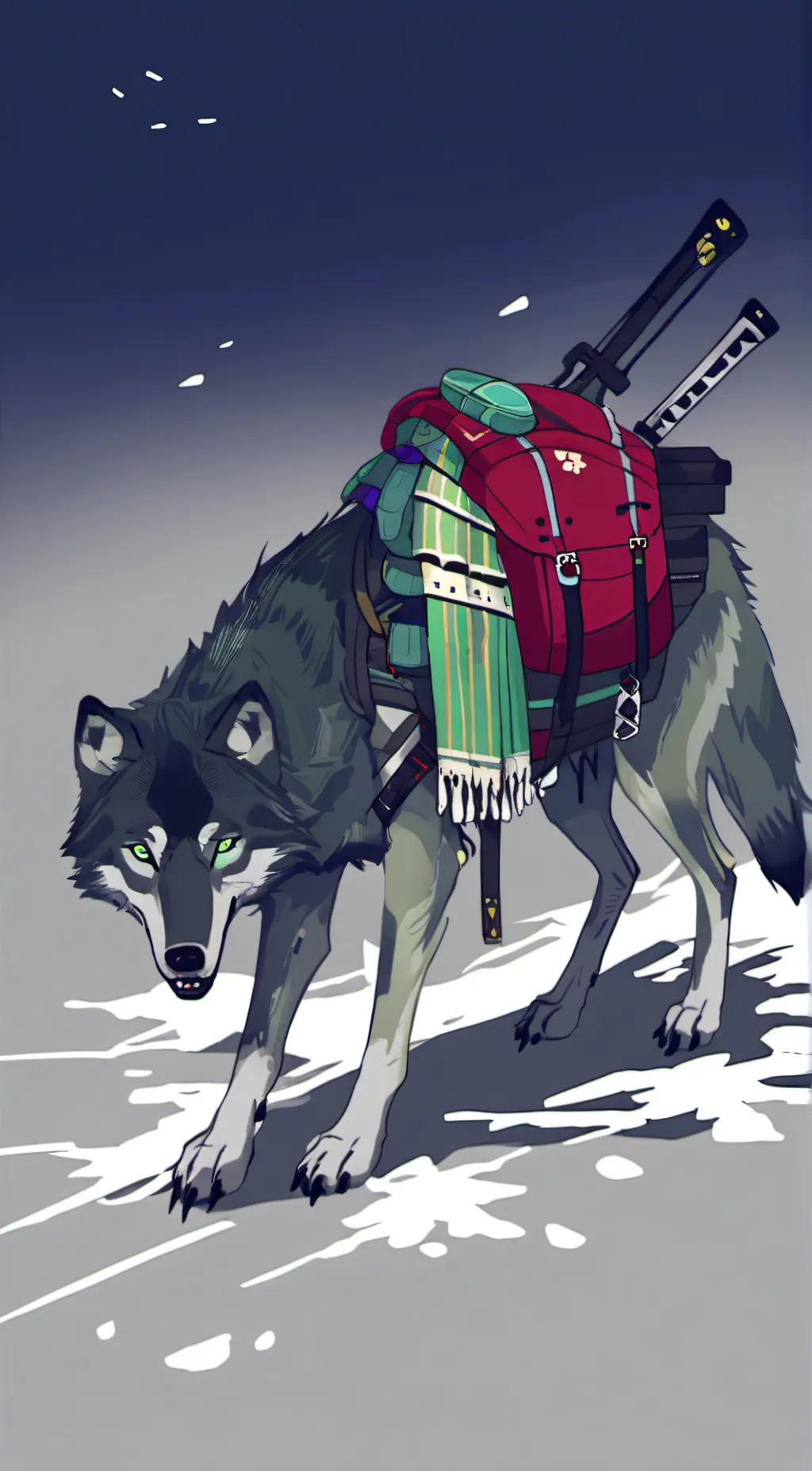 ai character: wolves  background