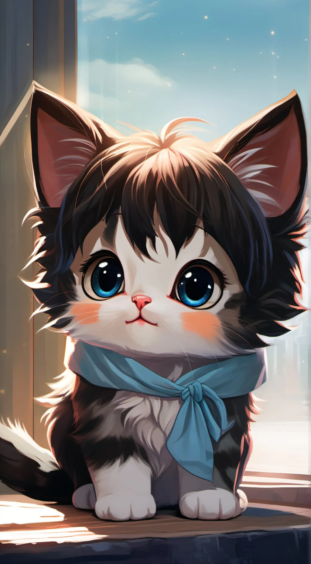 ai character: angel background