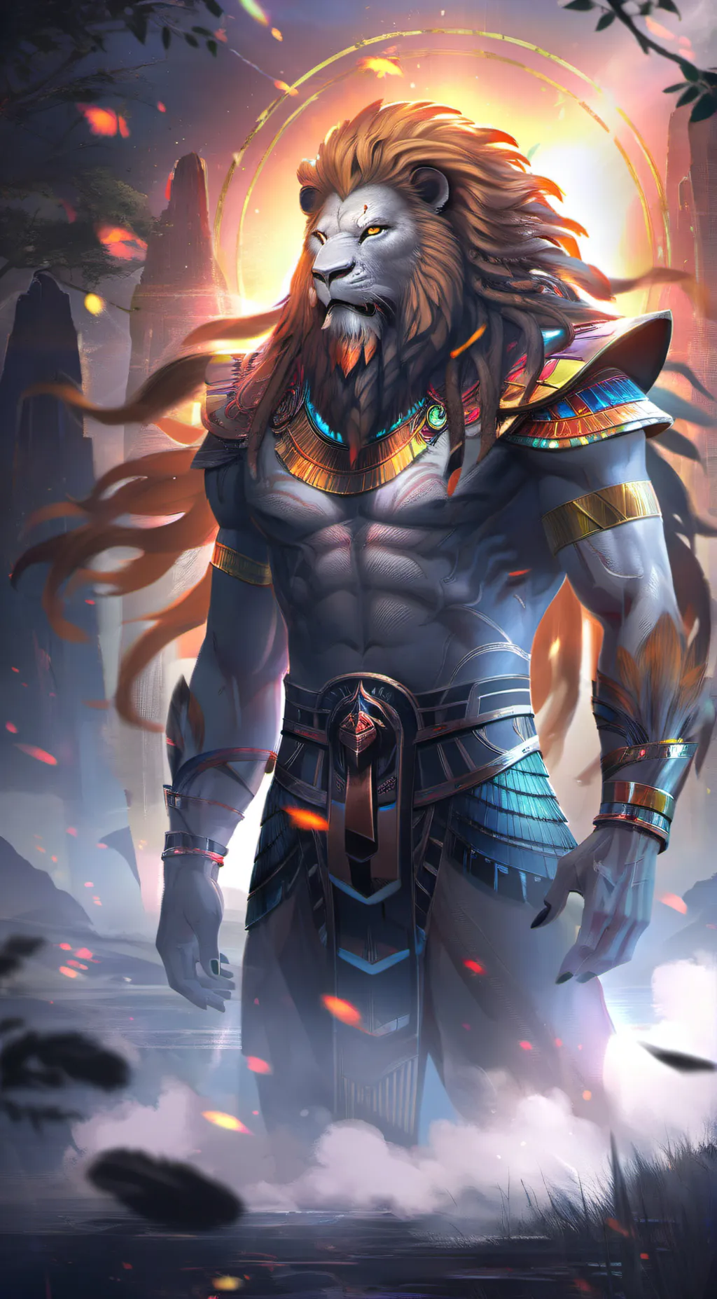 ai character: Anhur background