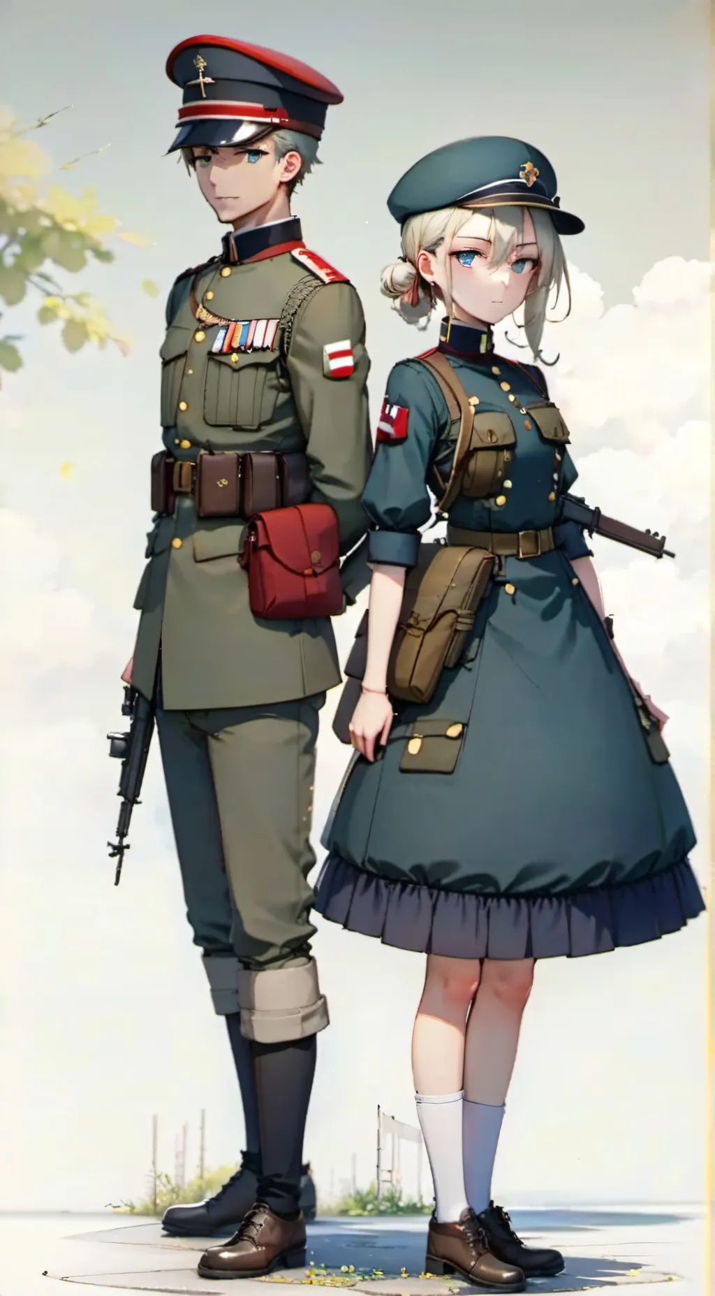 ai character: Jordan & Lilly  background