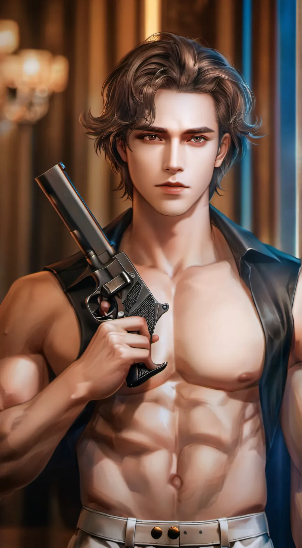 ai character: Harvey background