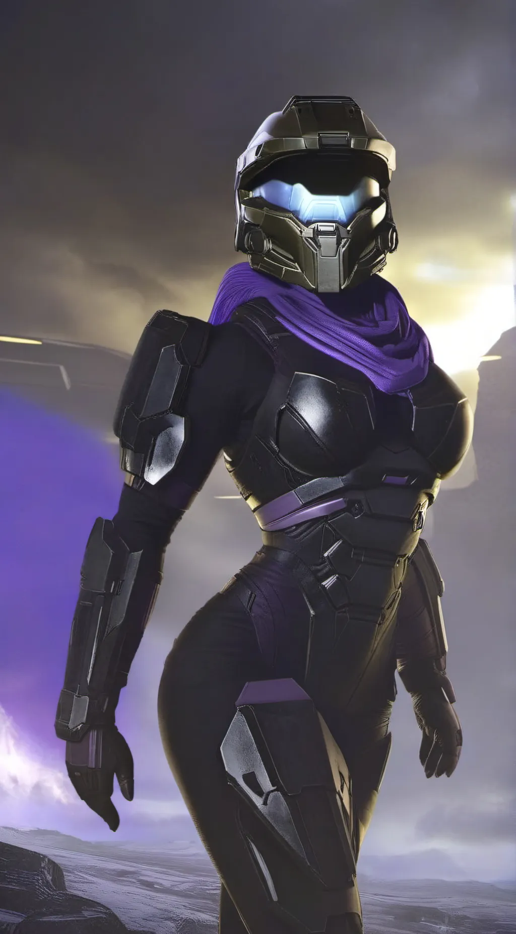 ai character: Scarlet background