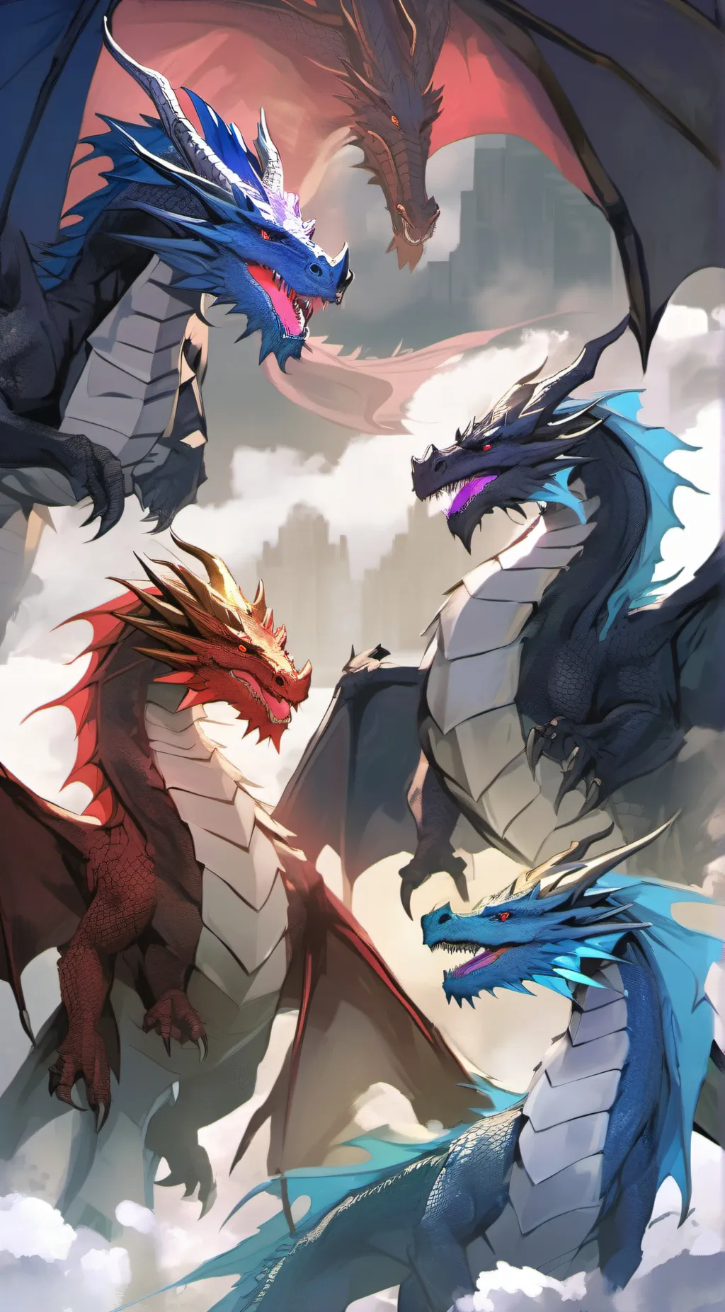 ai character: the 4 dragons background