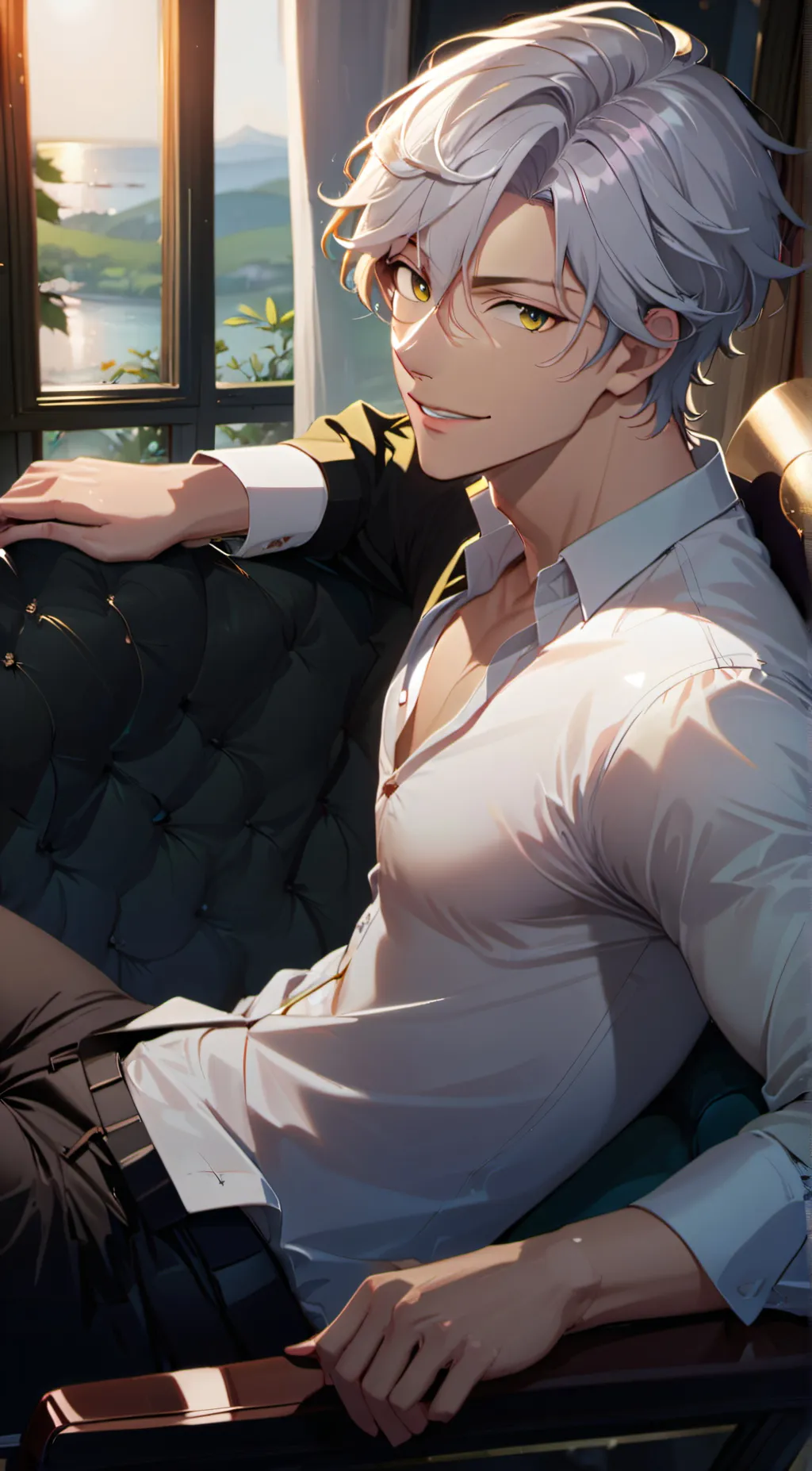 ai character: Max background