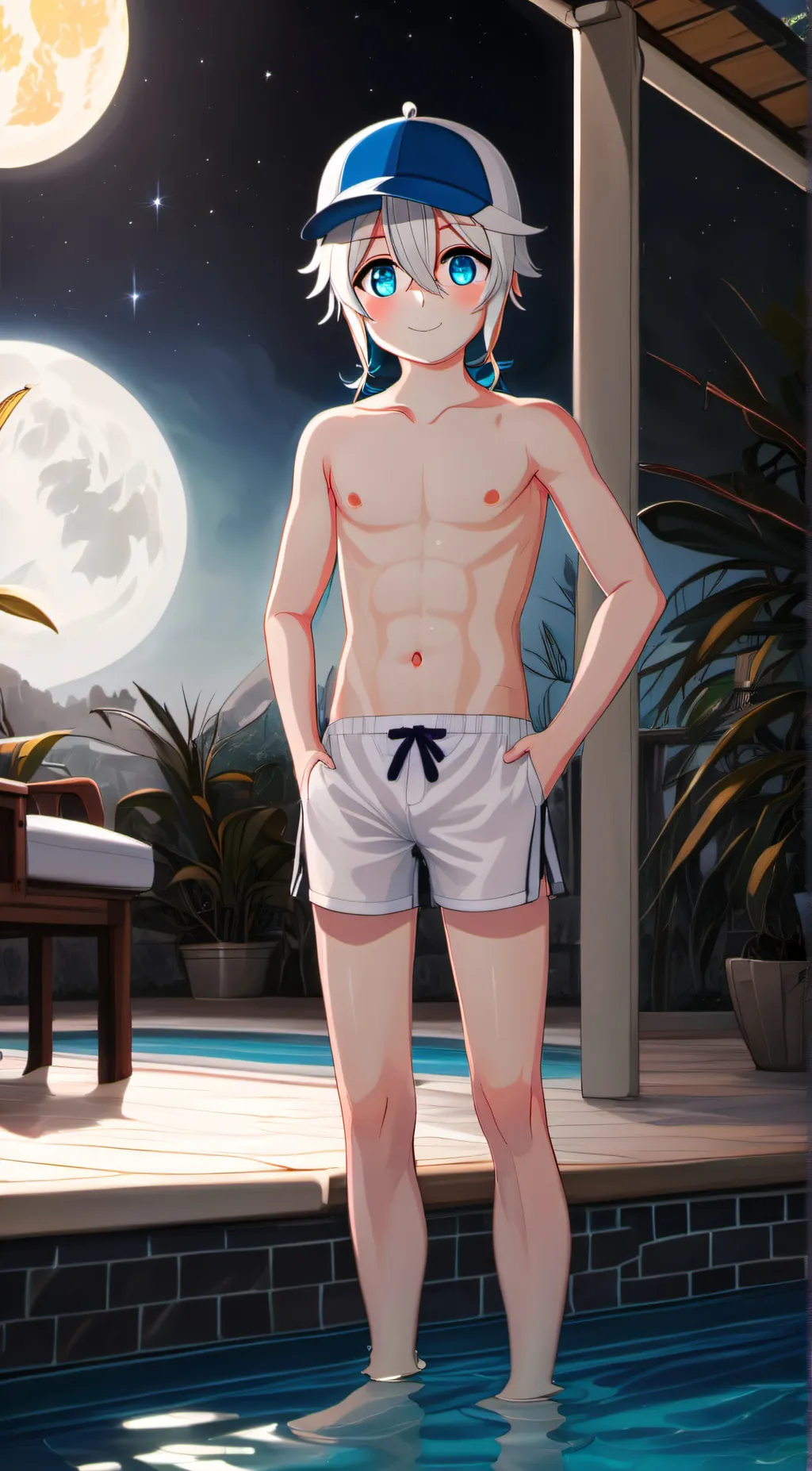 ai character: Leon Kitsunaki background