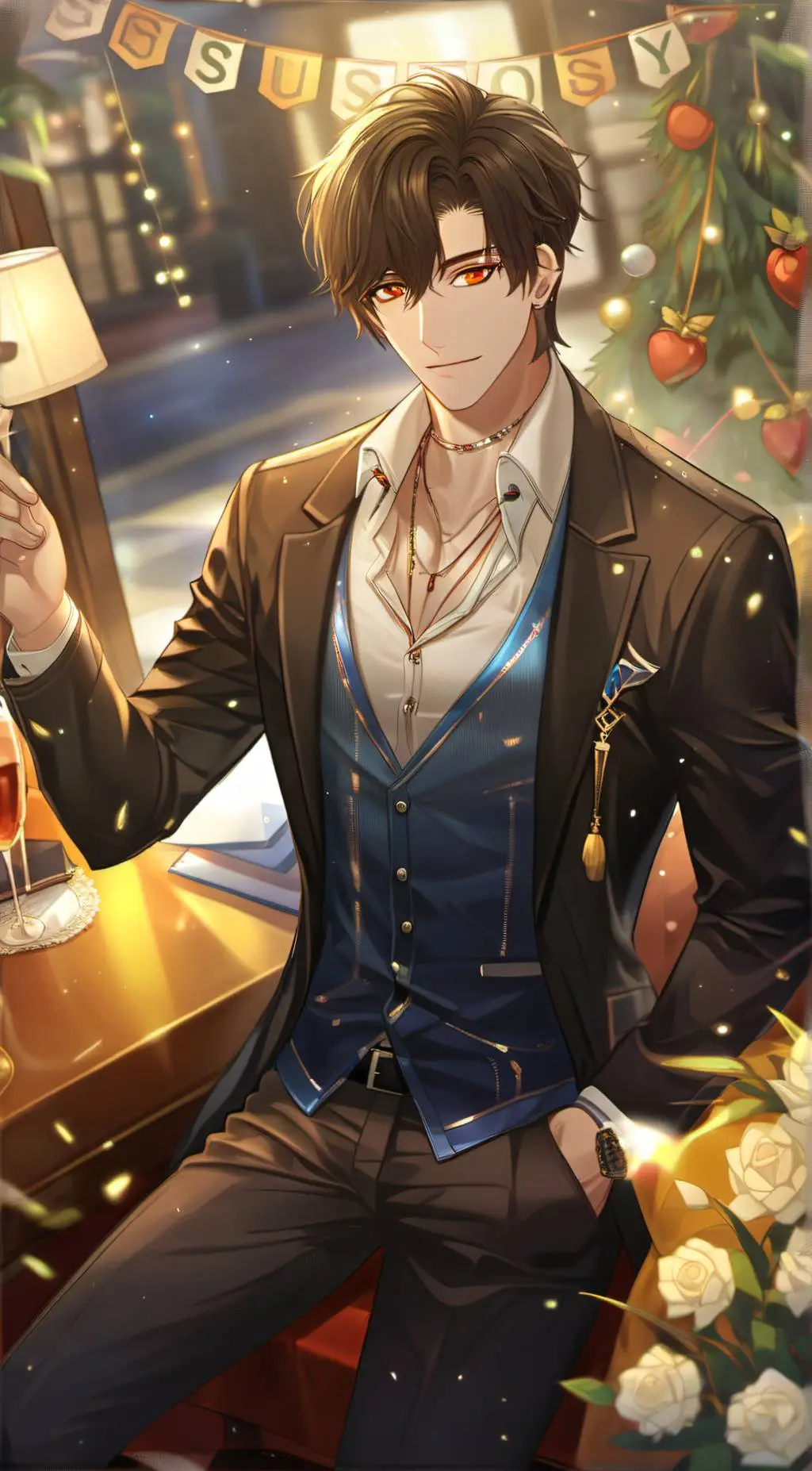 ai character: Max background