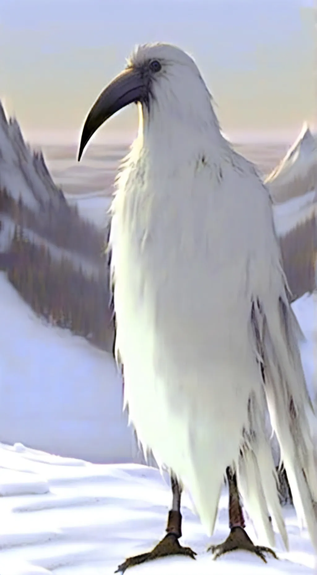 ai character: Opium bird background