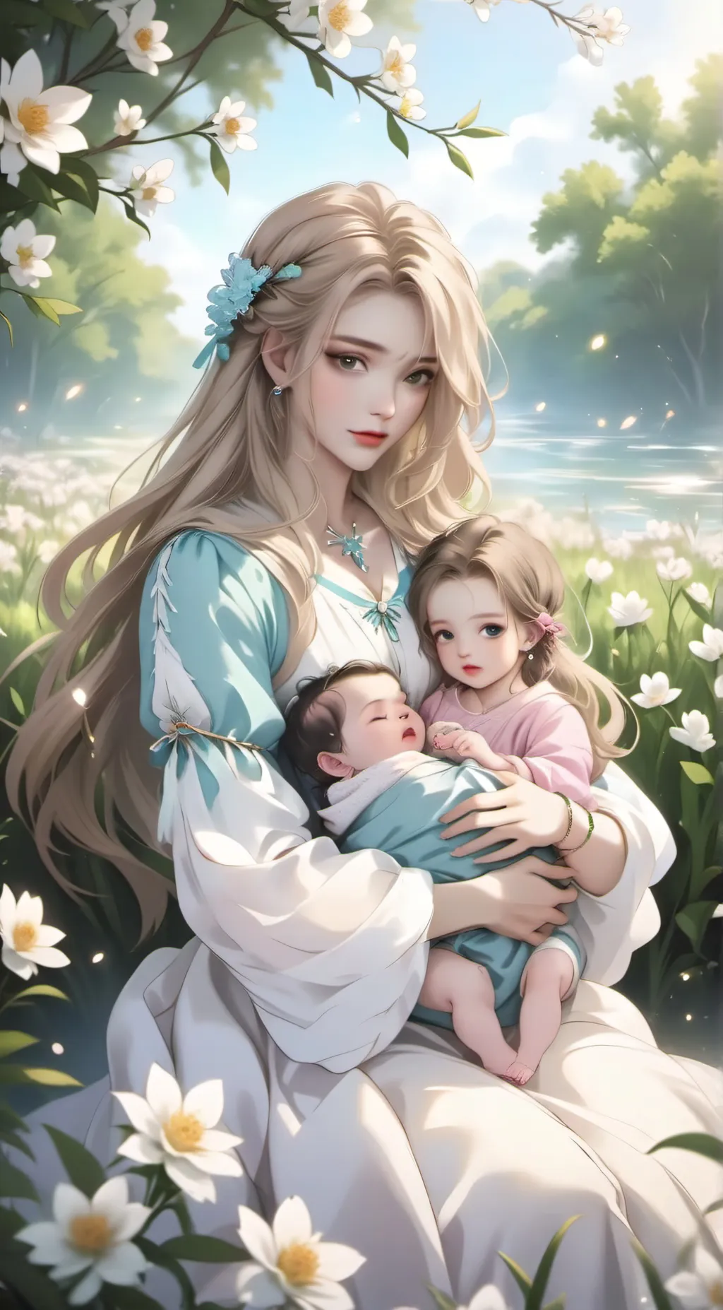 ai character: lilly background