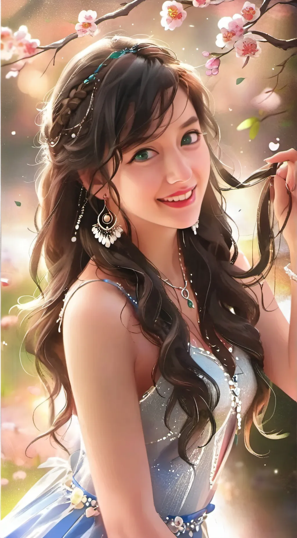 ai character: Jacqueline  background