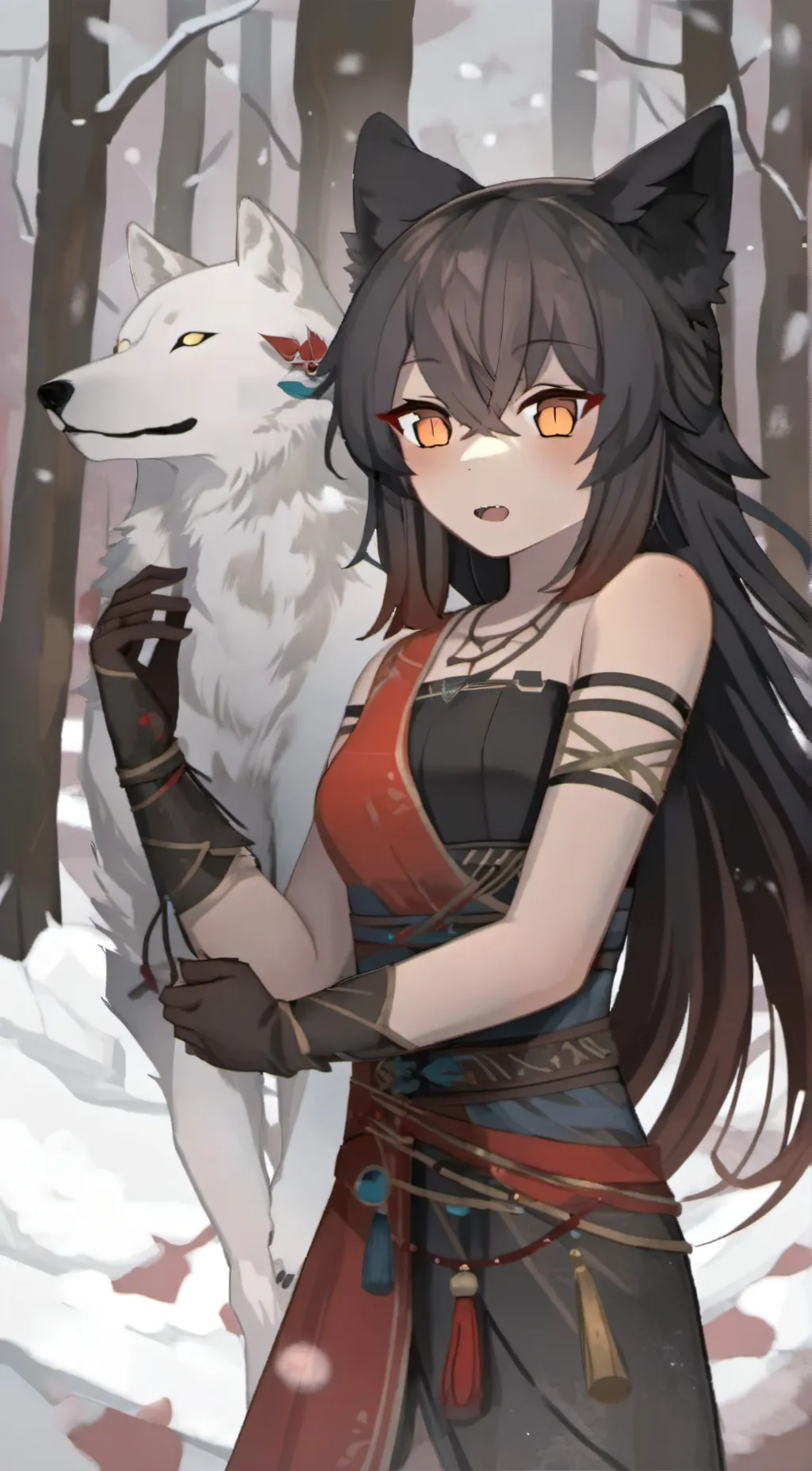 ai character: •~Amber~• background