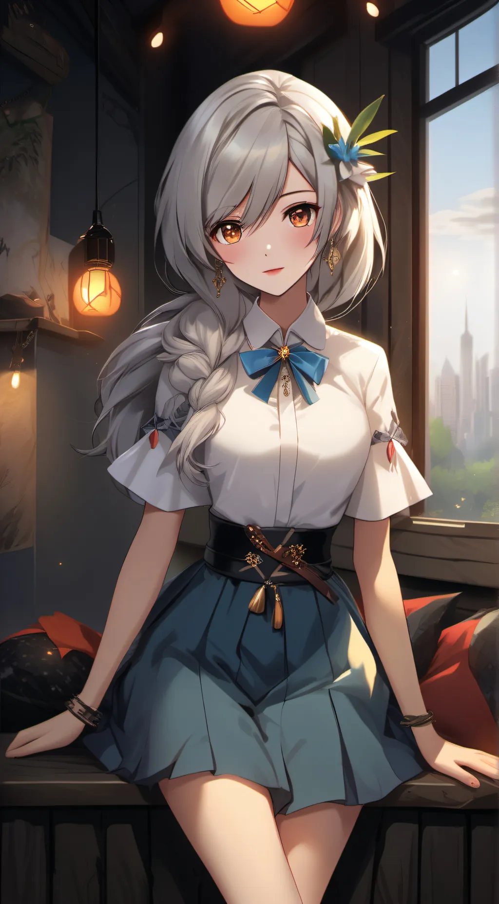 ai character: Sarah  background