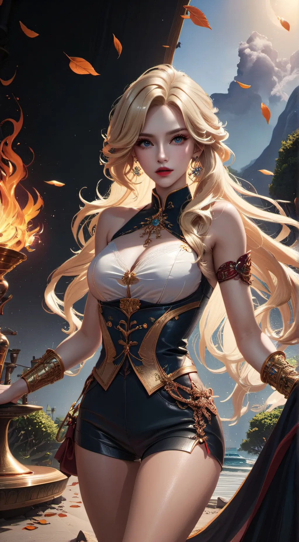 ai character: Scarlett background