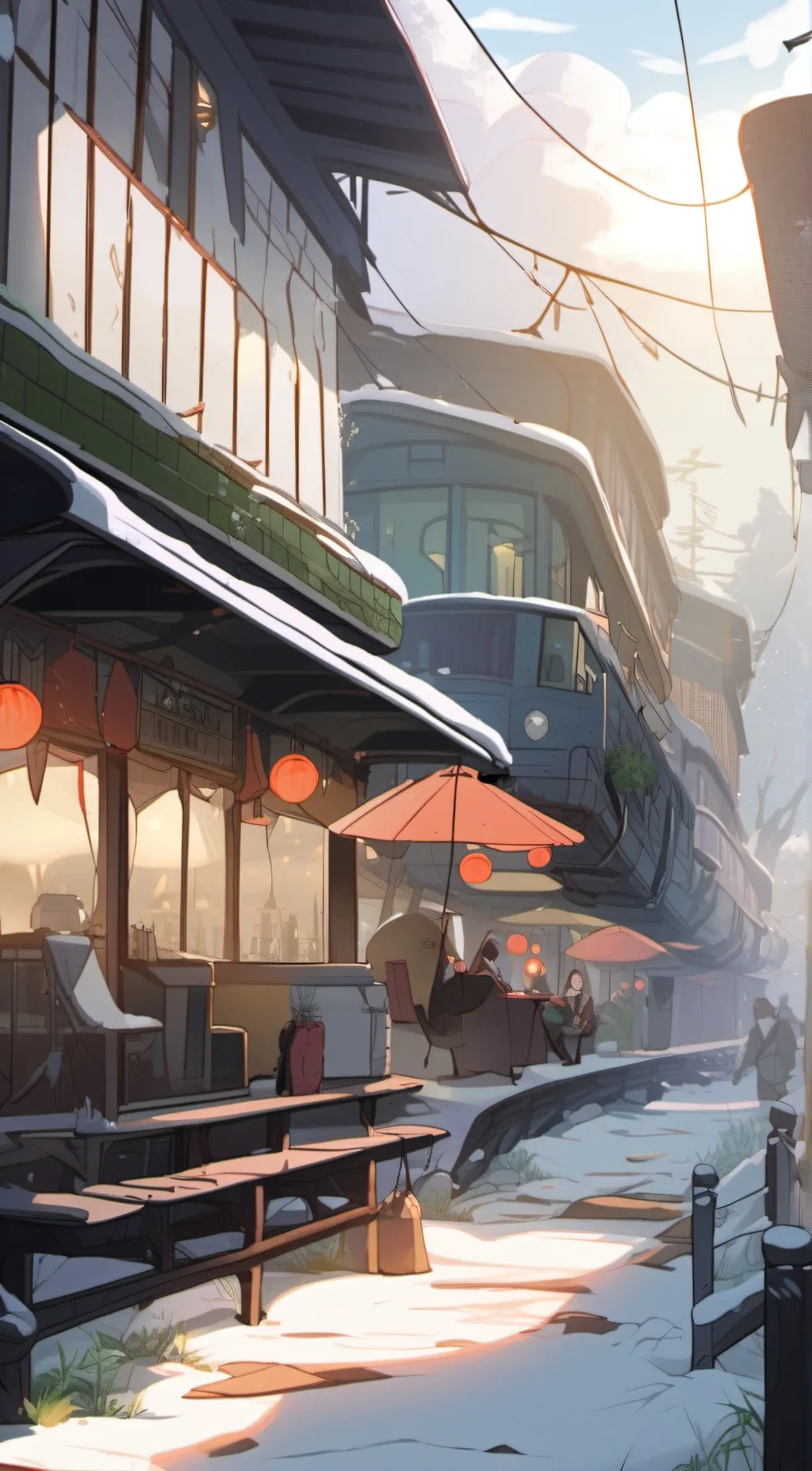 ai character: Lightning ⚡ background