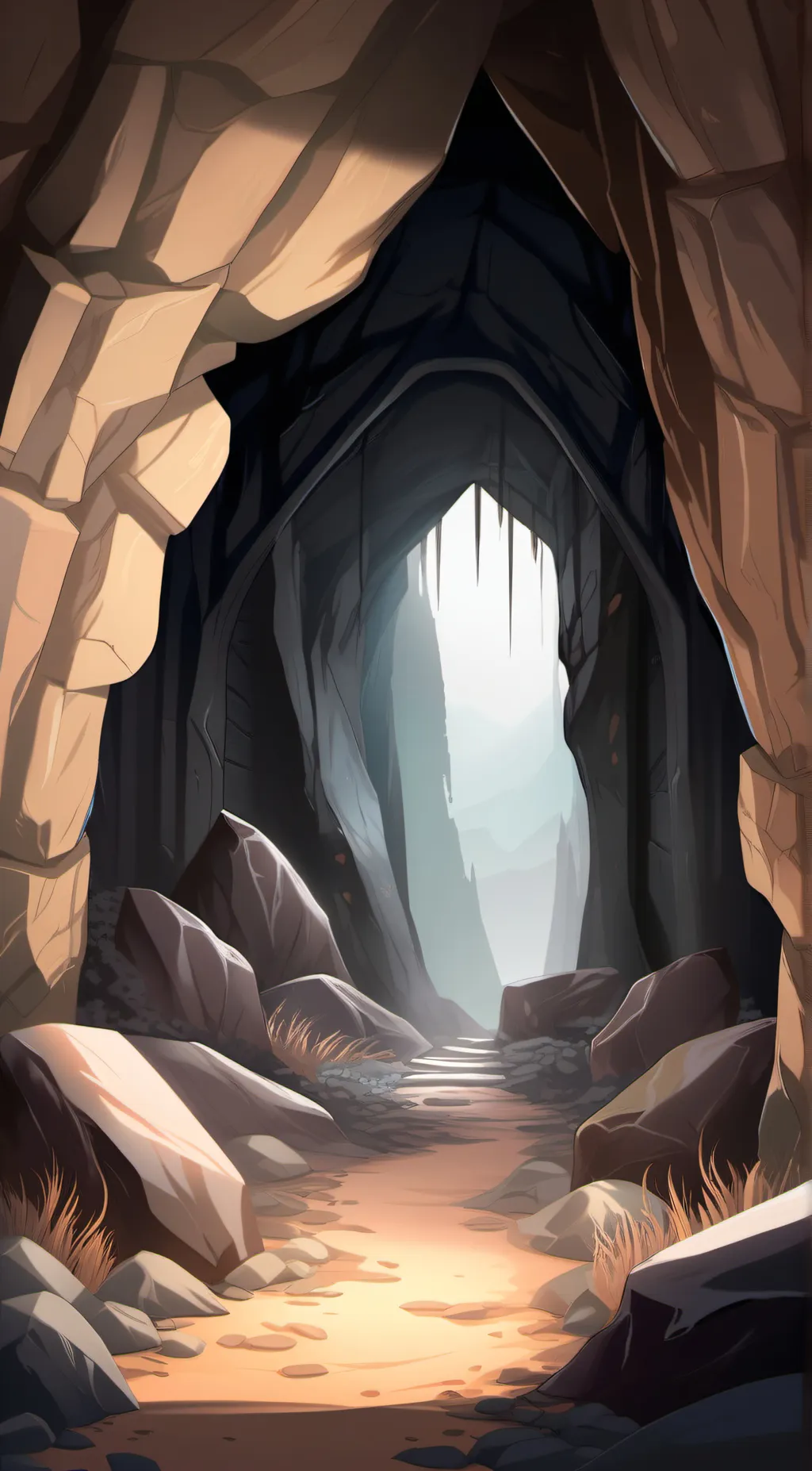 ai character: The Cave background