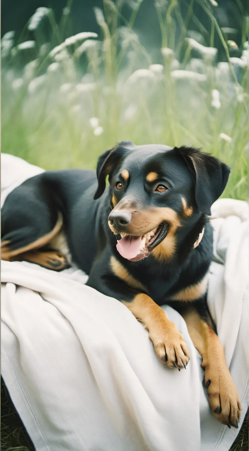 ai character: wild dog background