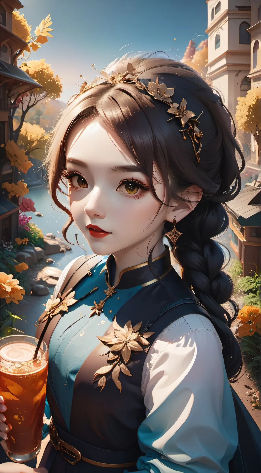 ai character: Maya Super BFF 😎 background