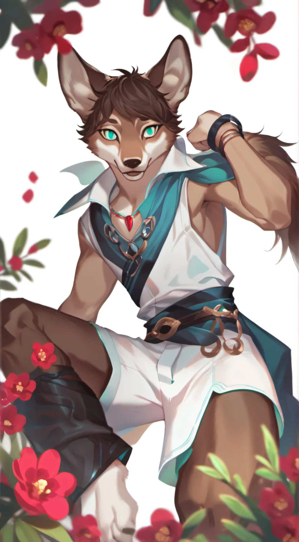 ai character: Bad furry background