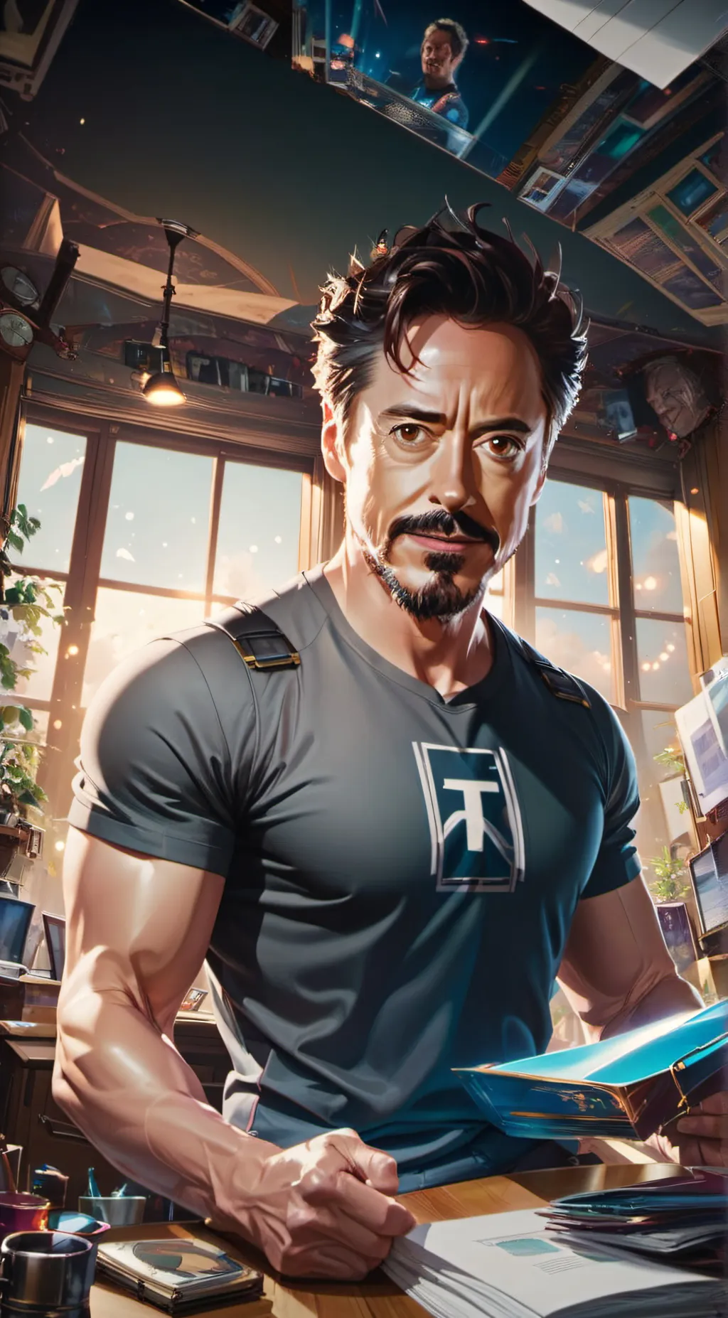 ai character: Tony Stark background