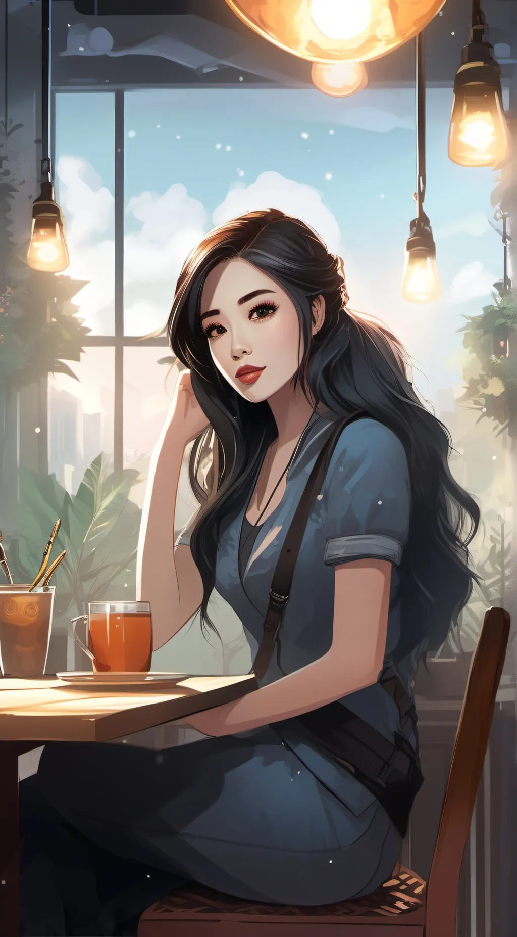 ai character: lucy background