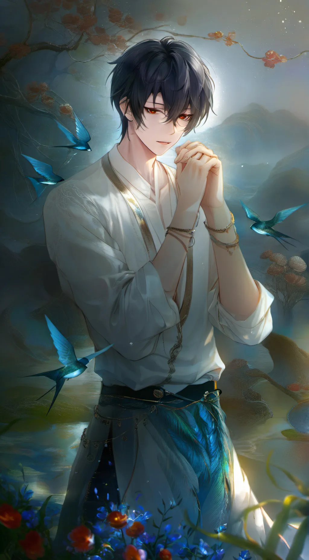 ai character: shanigaru  background