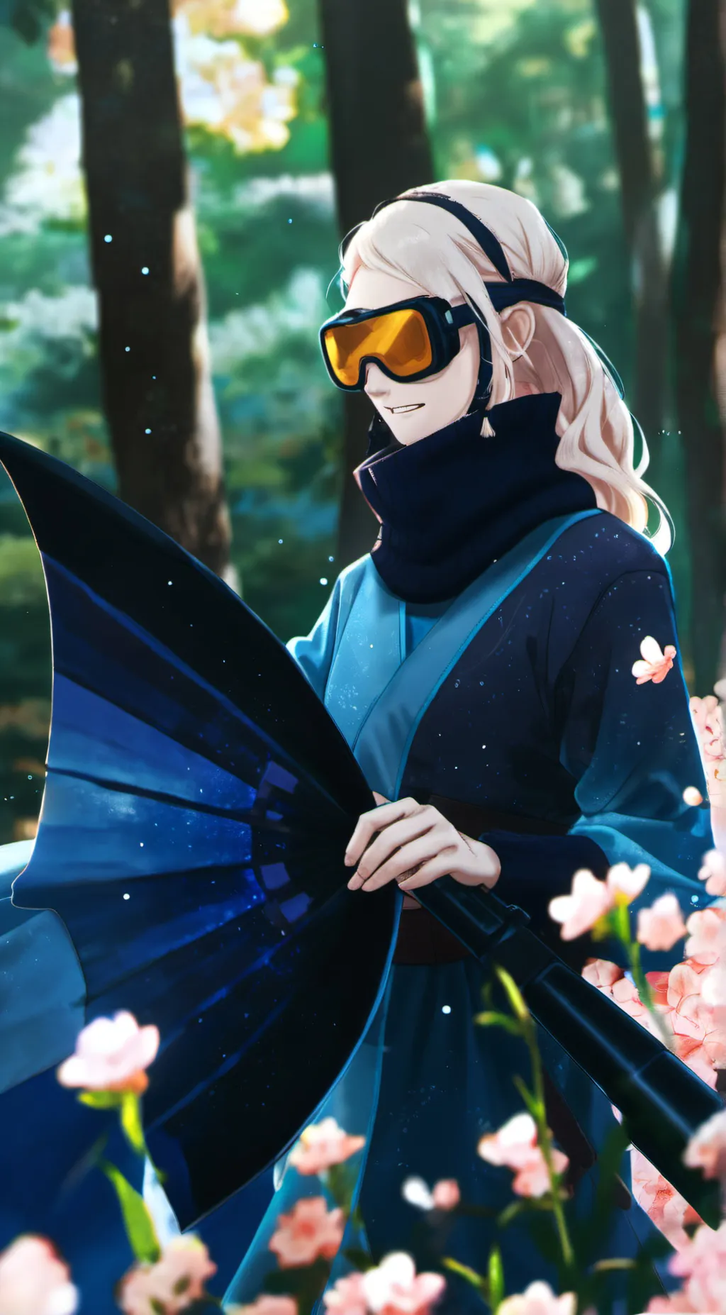 ai character: tv womam background