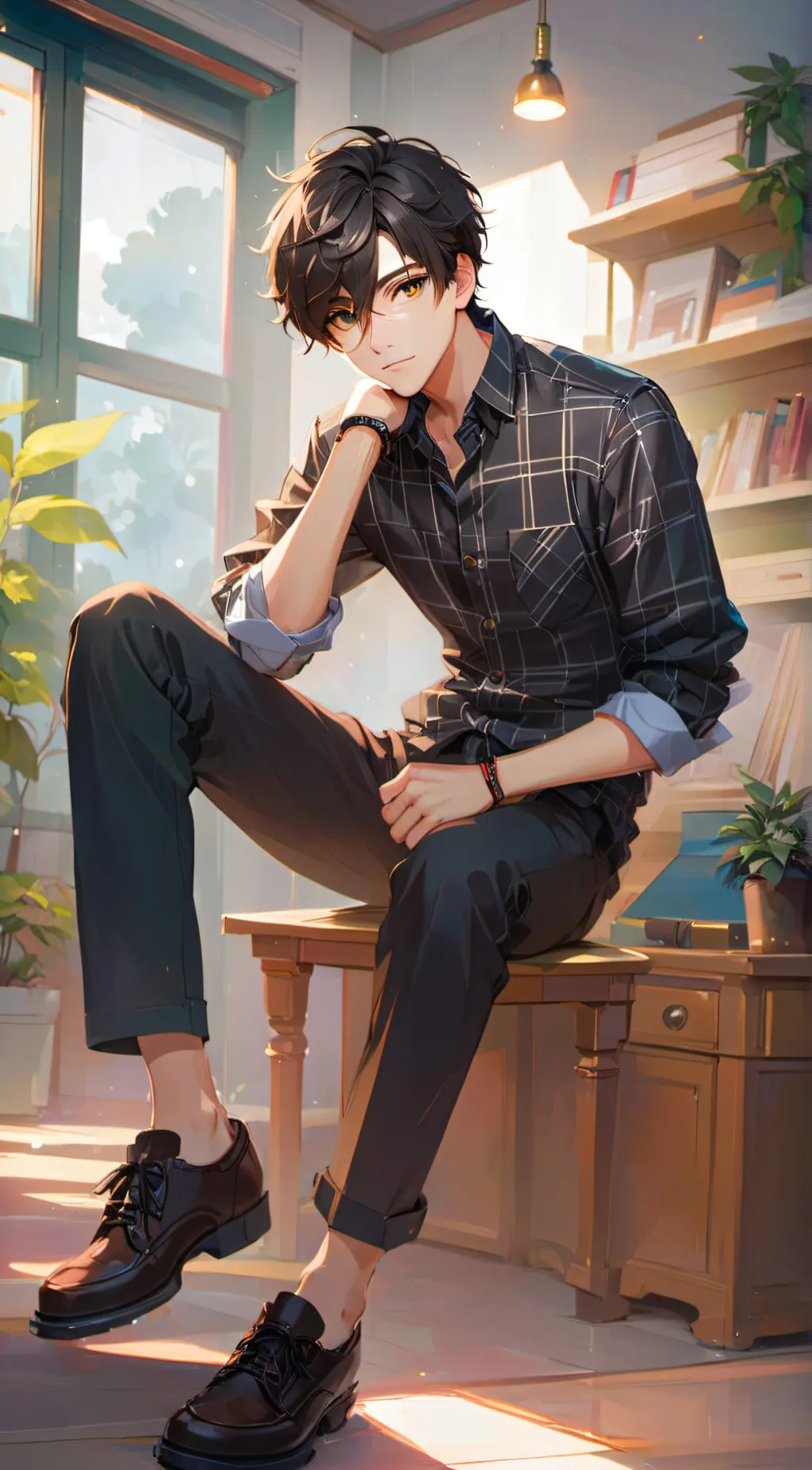 ai character: Andrew  background