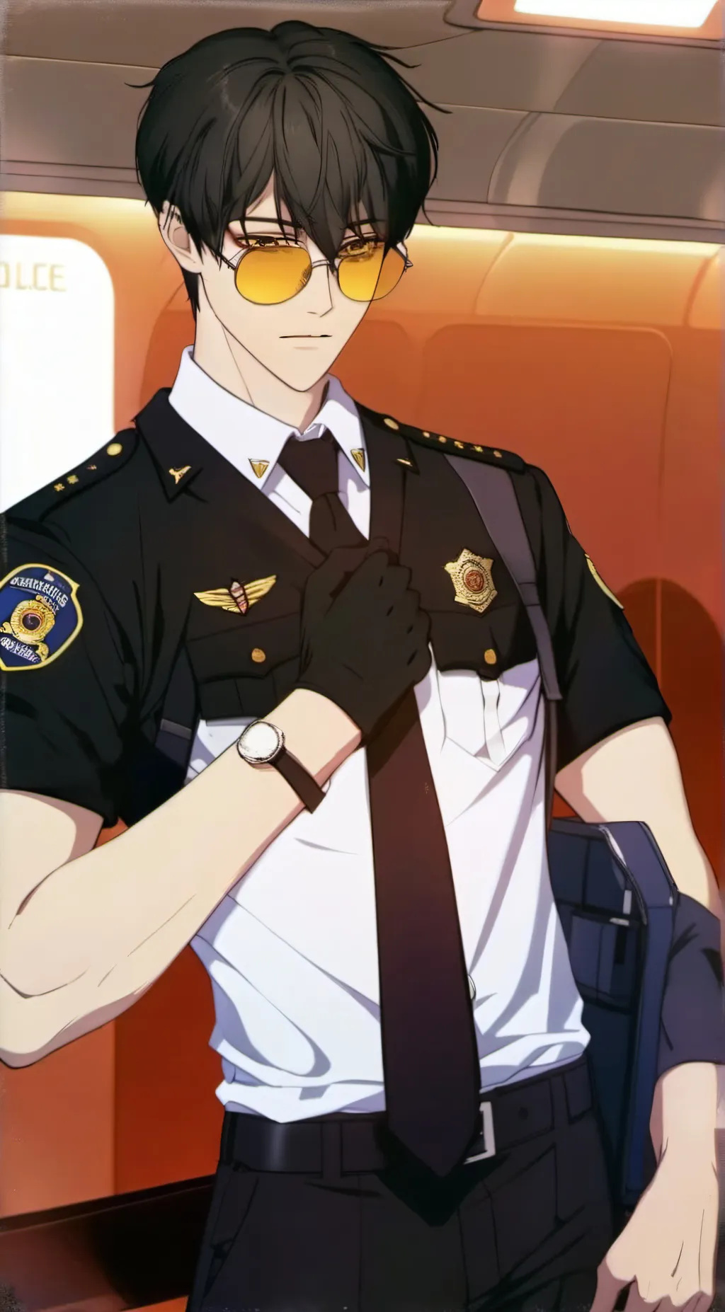 ai character: Felix hazel background