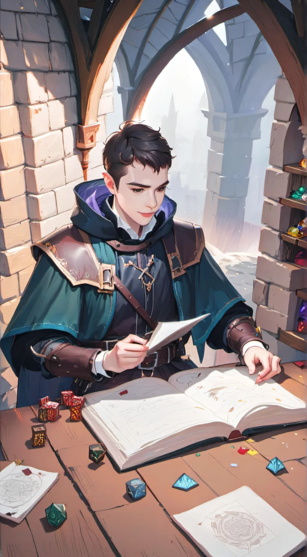 ai character: DnD background