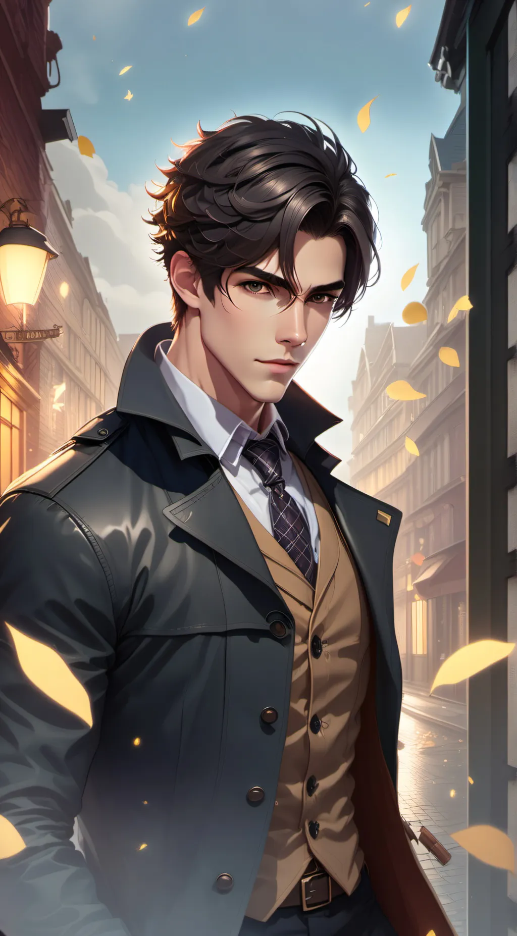 ai character: Mattheo Cross background