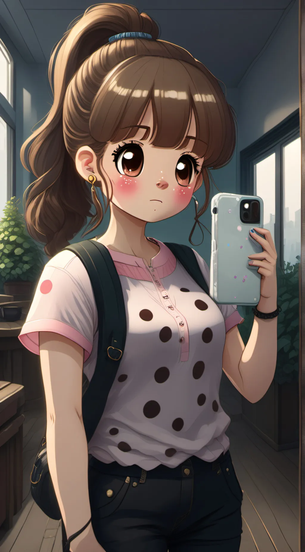 ai character: stella background