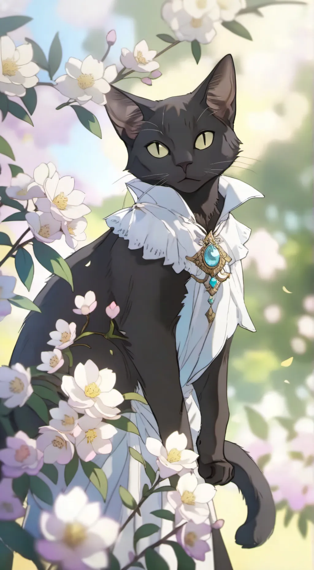 ai character: Mocha/lucky background