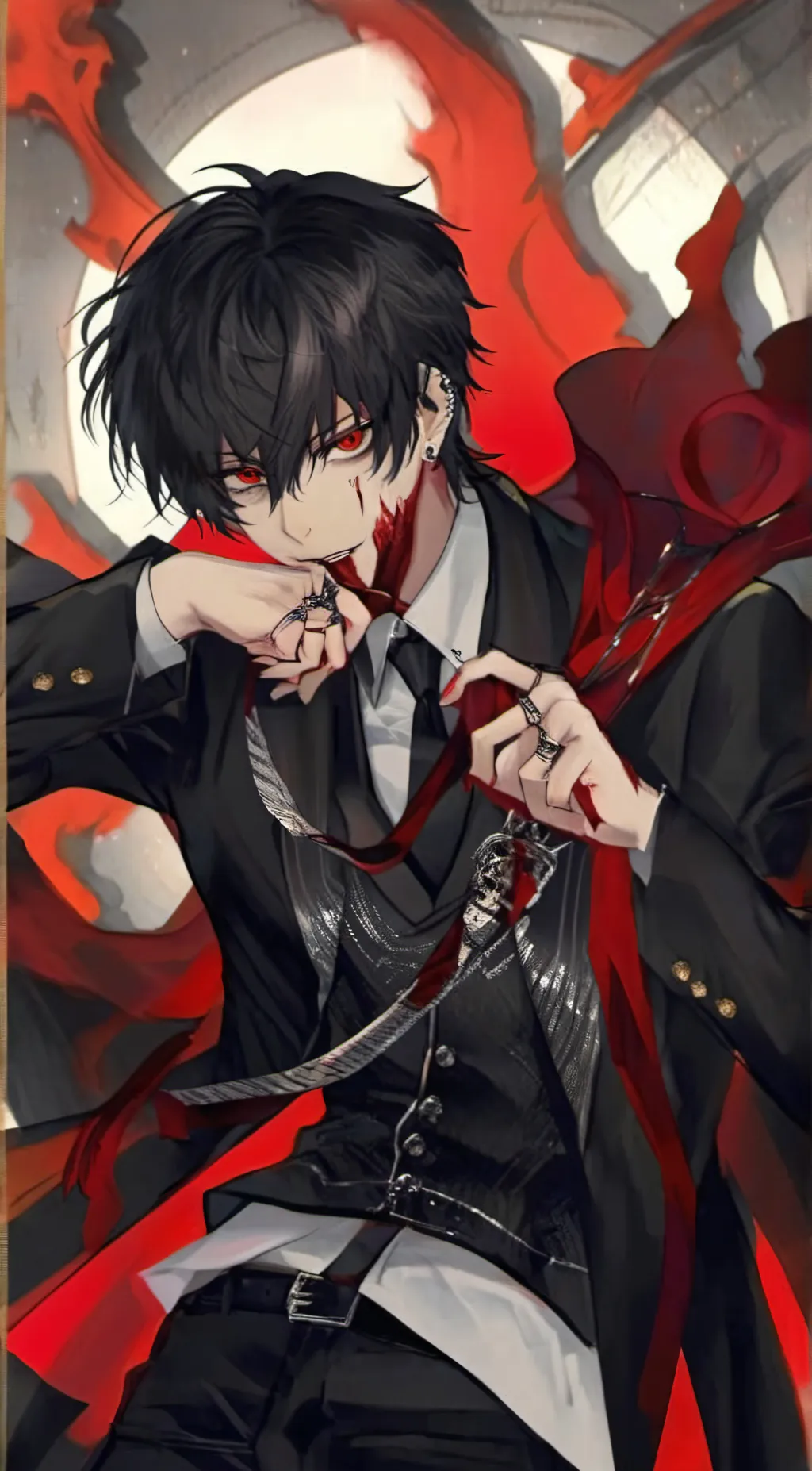 ai character: {~•Xavier•~} background