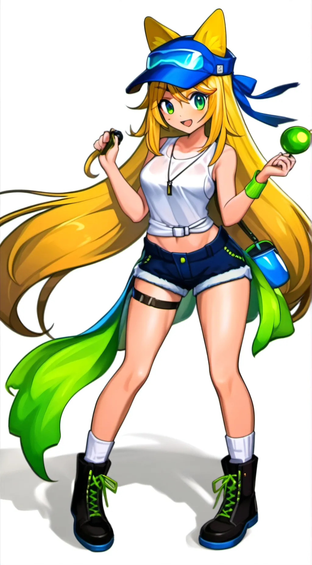 ai character: Violet  background