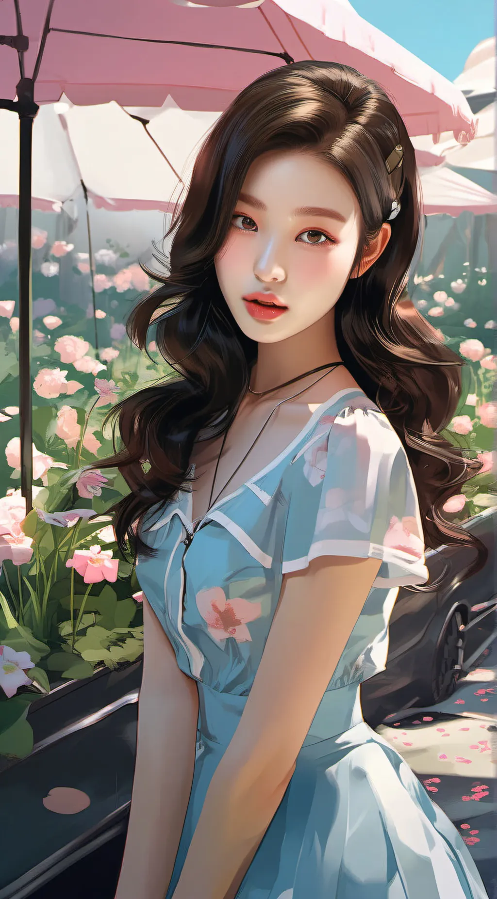 ai character: Minji Kim background