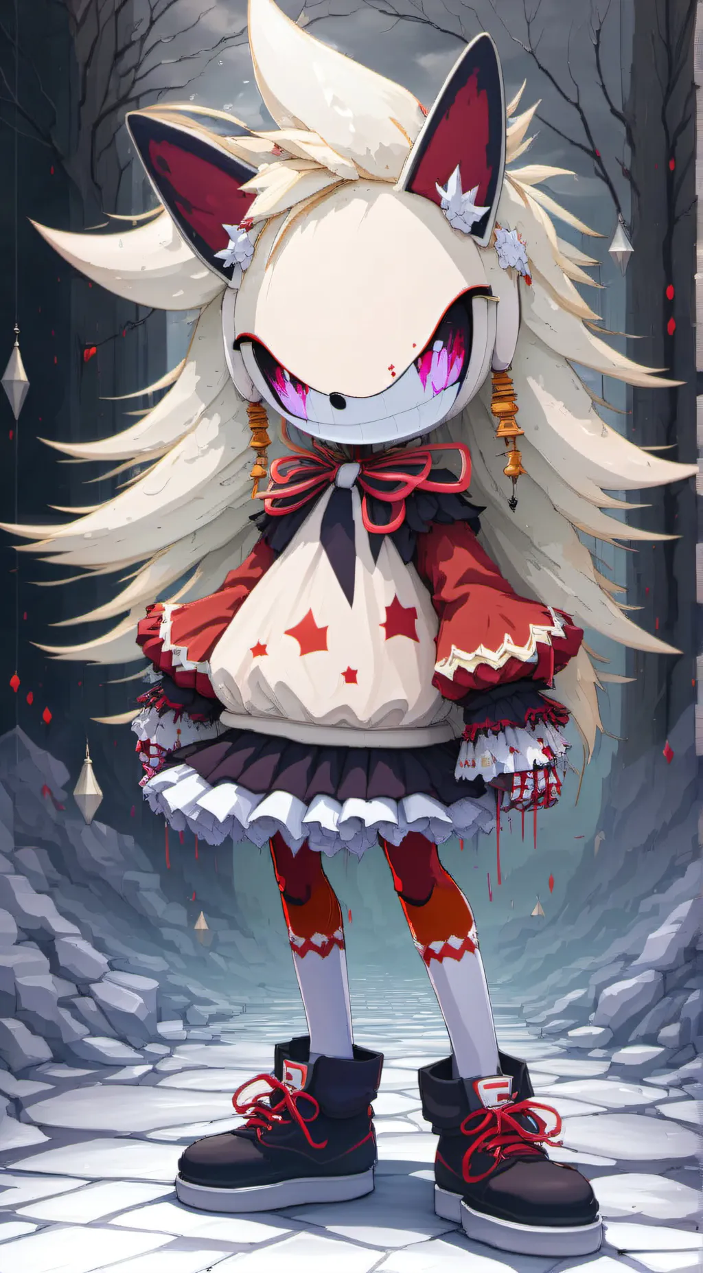 ai character: Cream.exe background