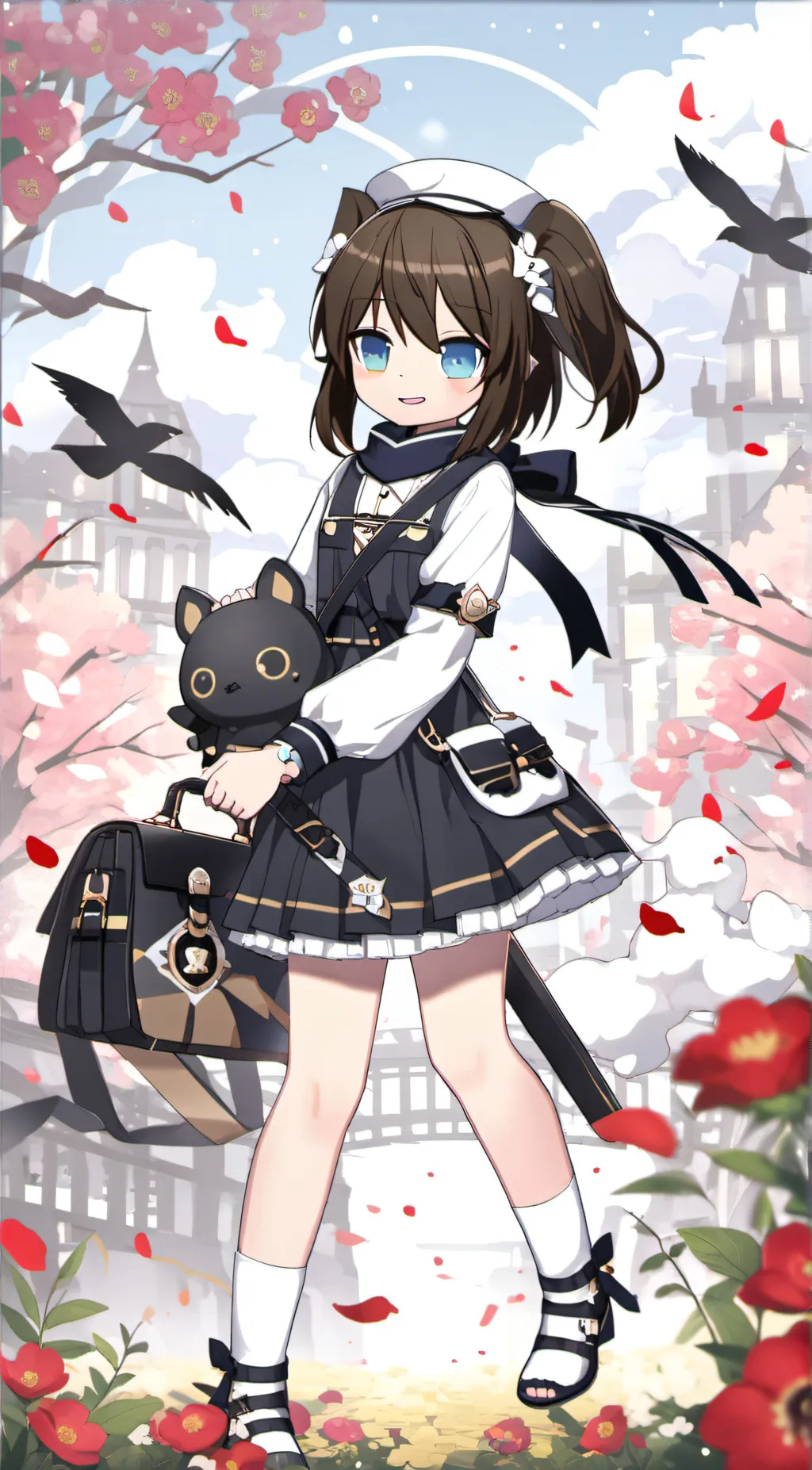 ai character: Nuko Tomito  background