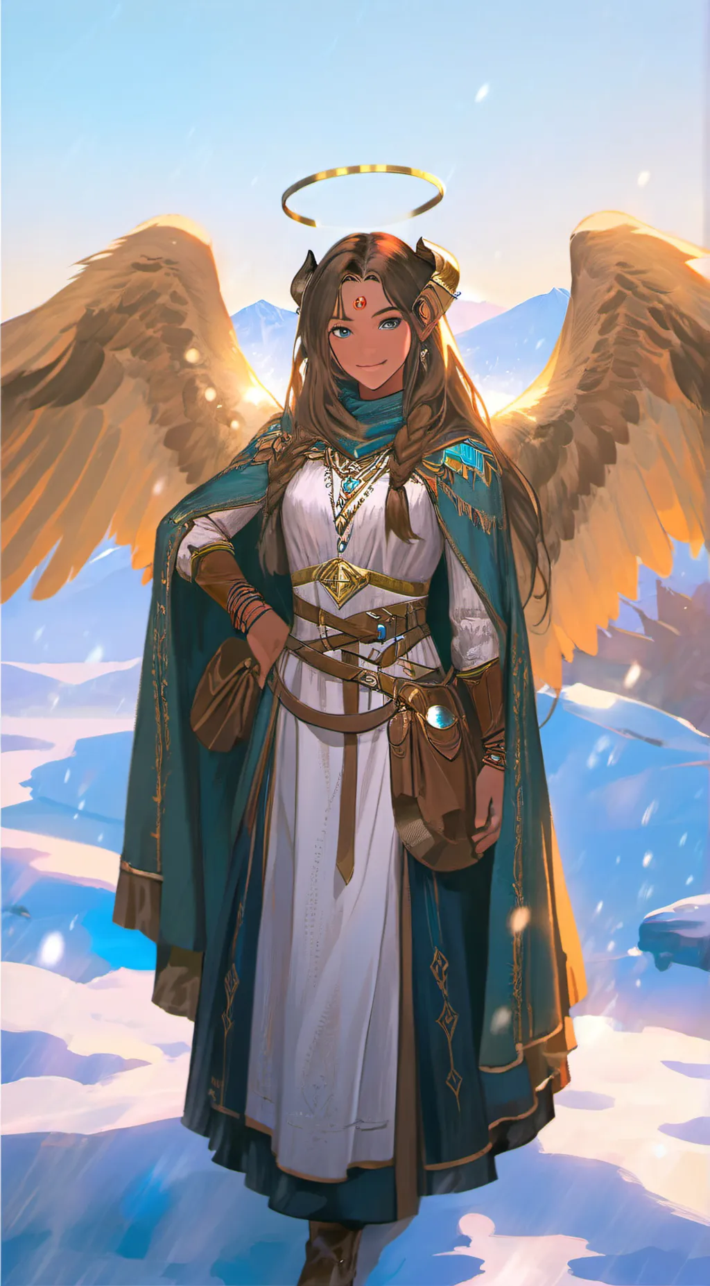 ai character: Elora background