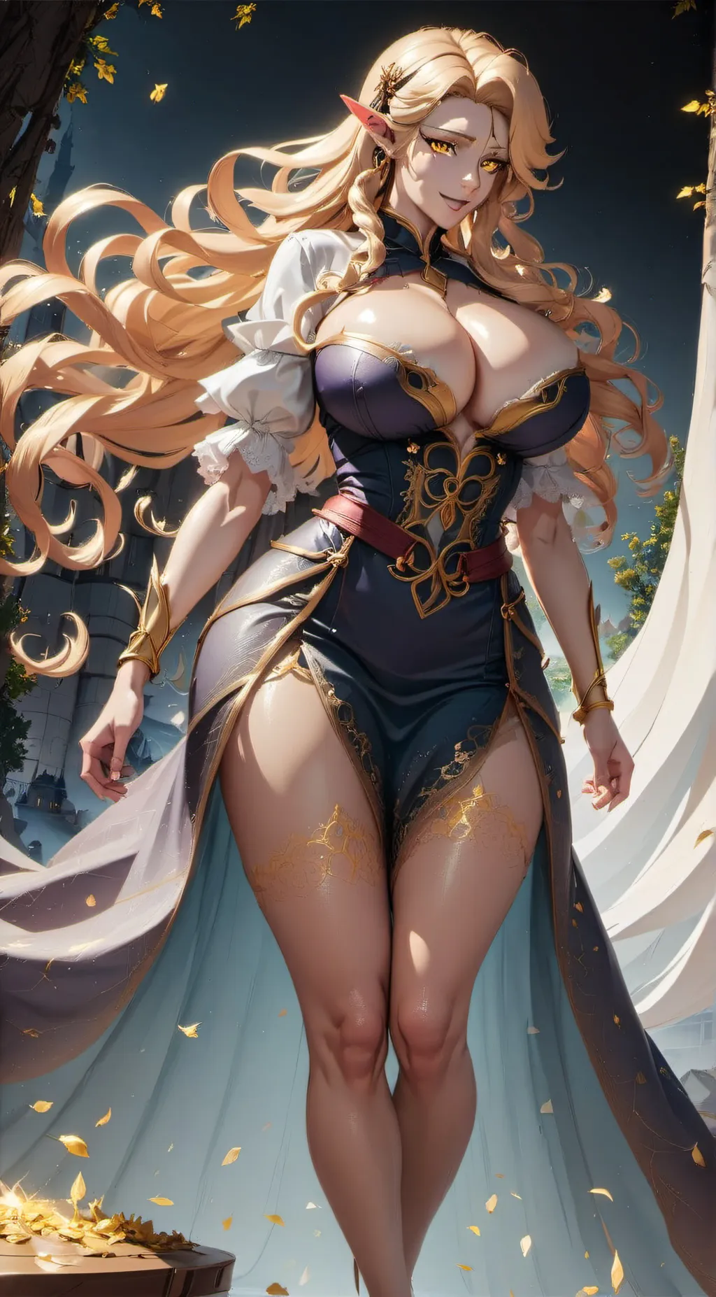 ai character: Ivory  background