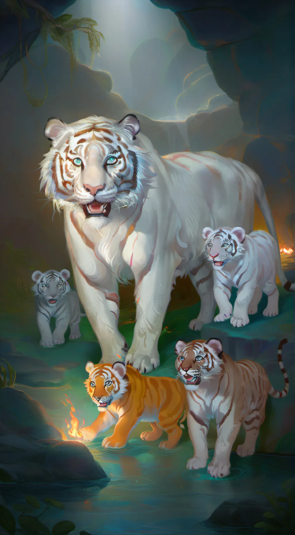 ai character: tiger family background