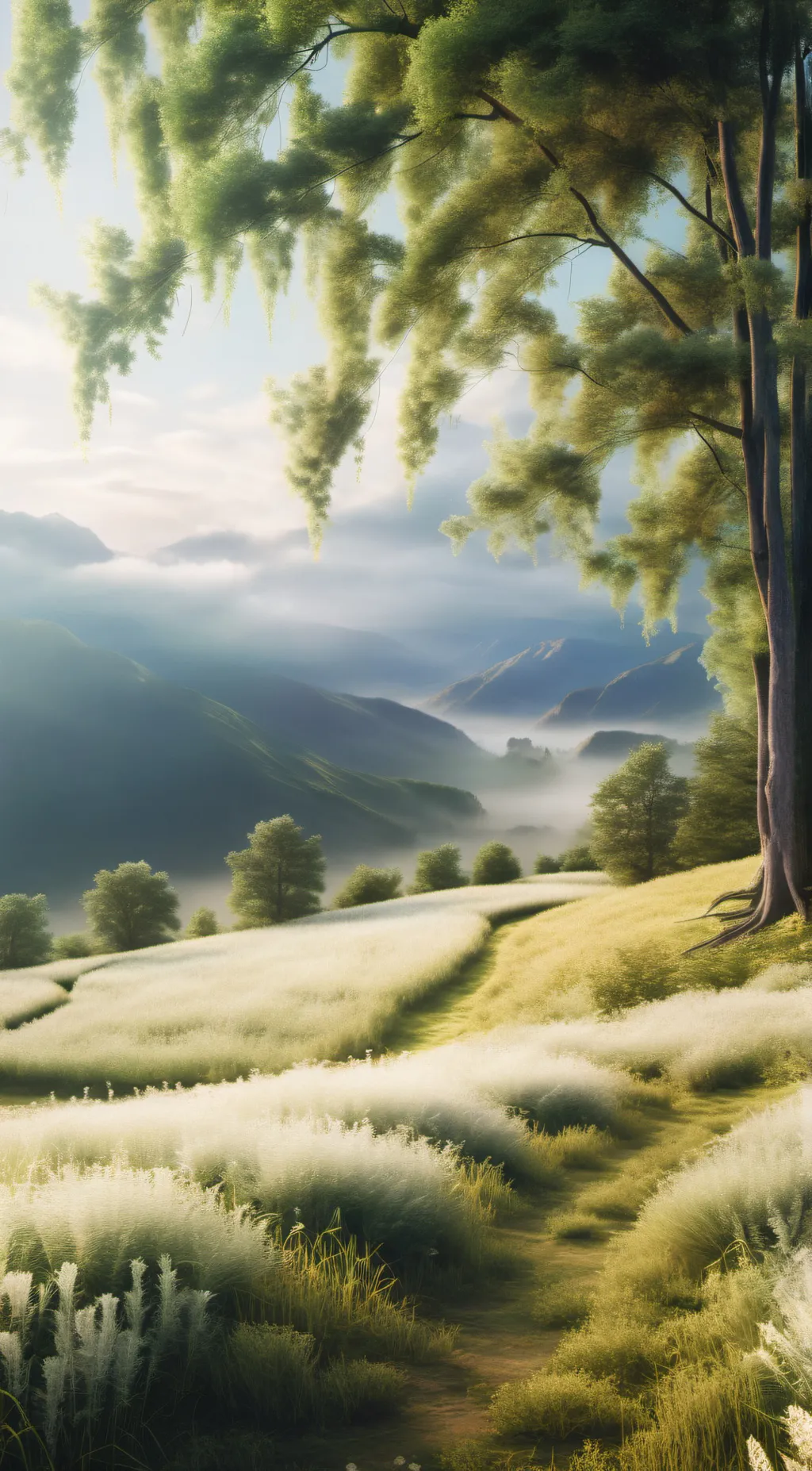 ai character: Nature background