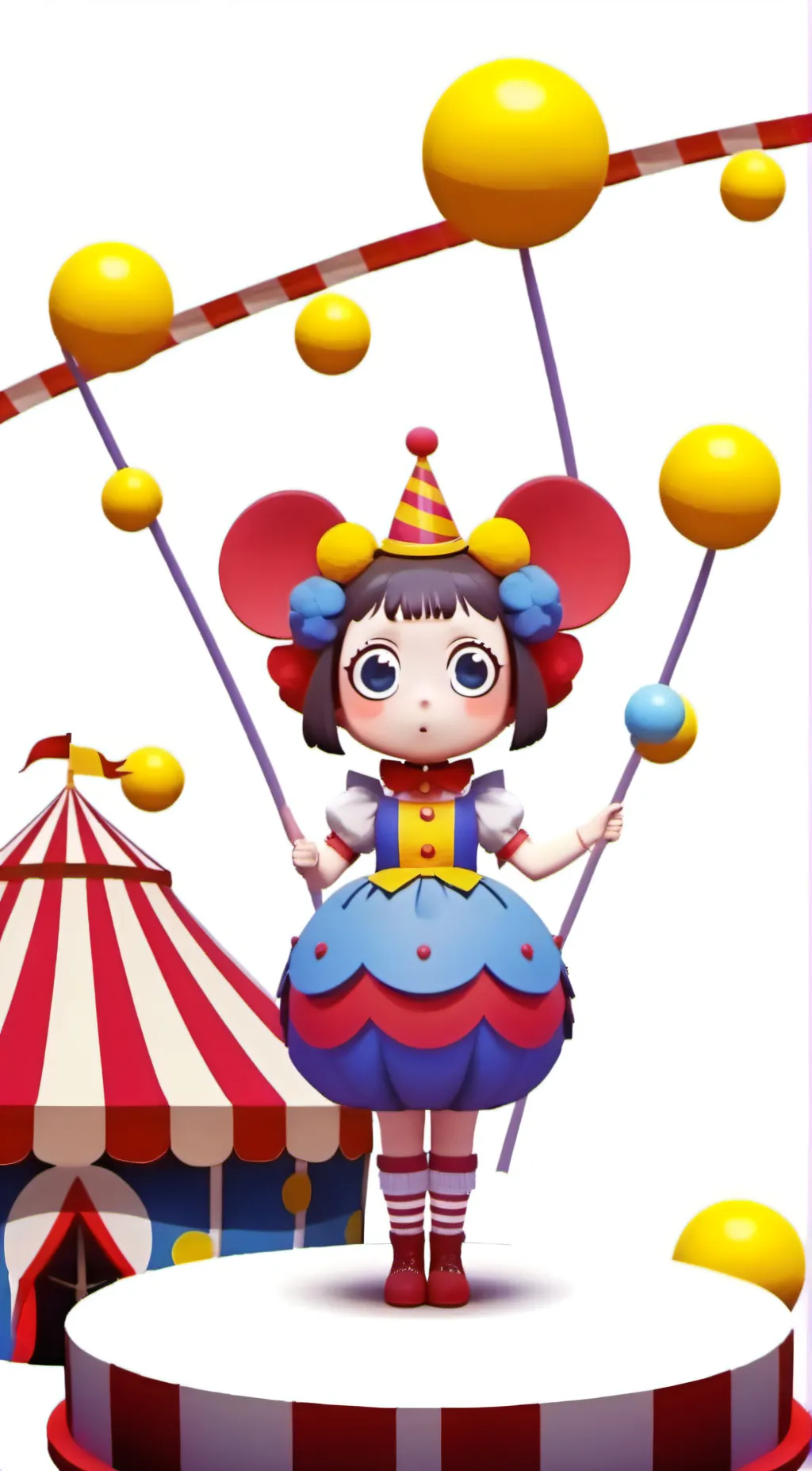 ai character: Pomni background