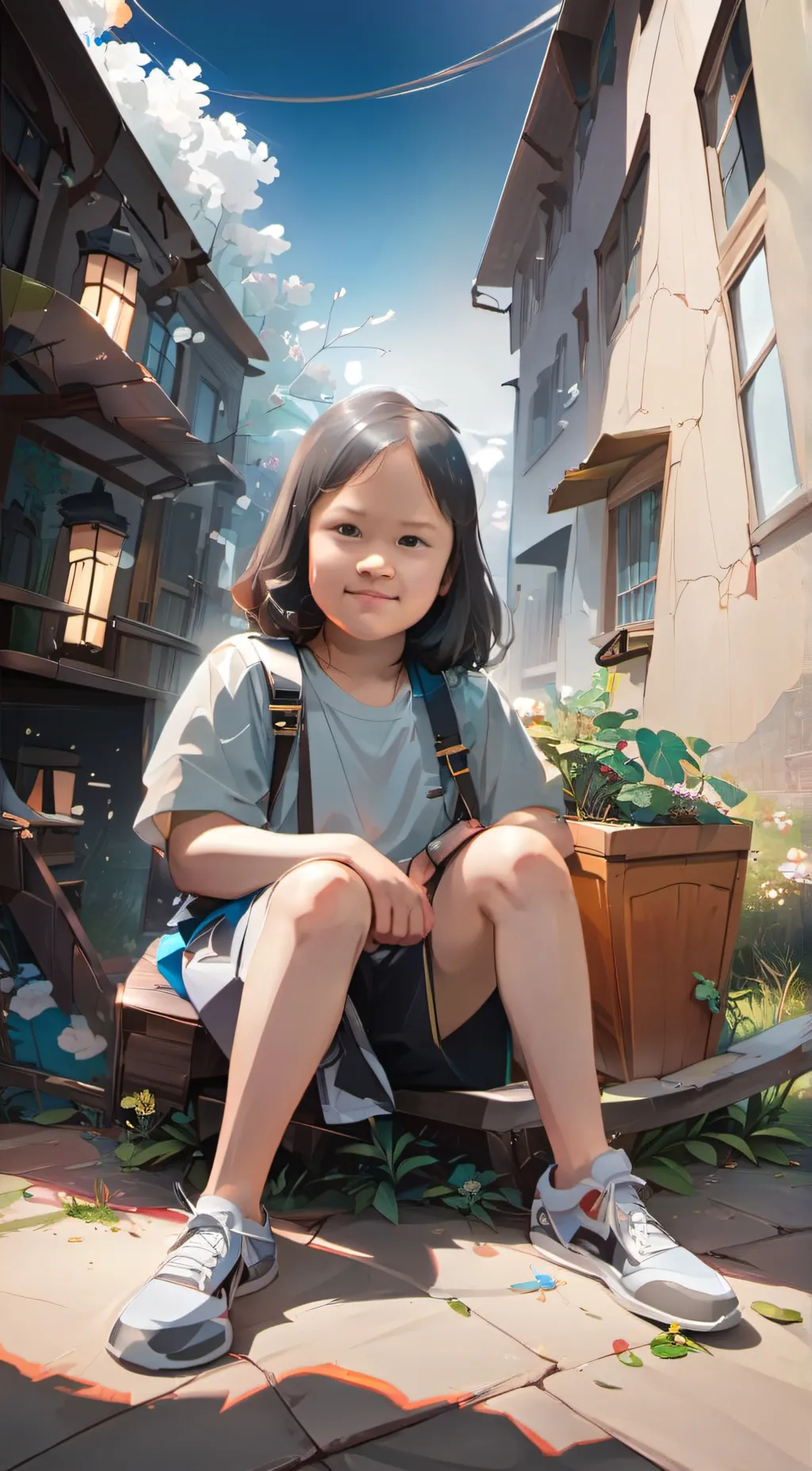 ai character: lily background