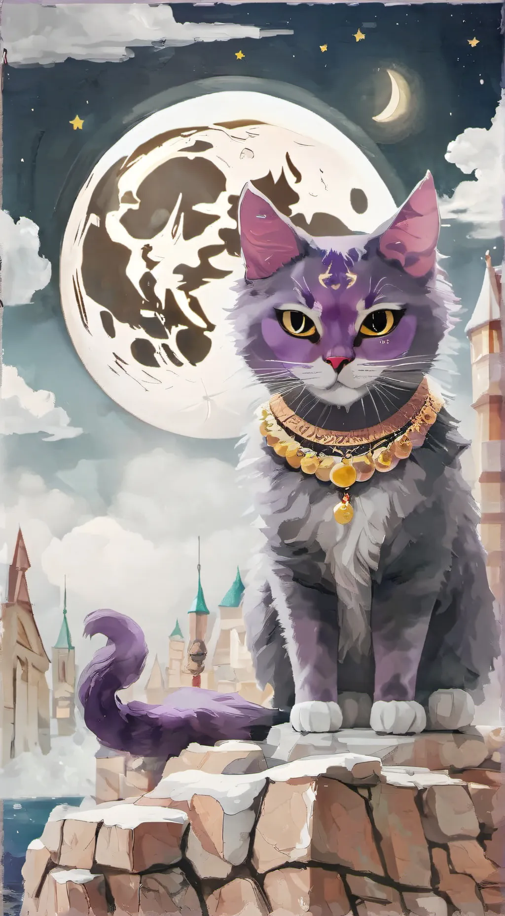 ai character: catnap background