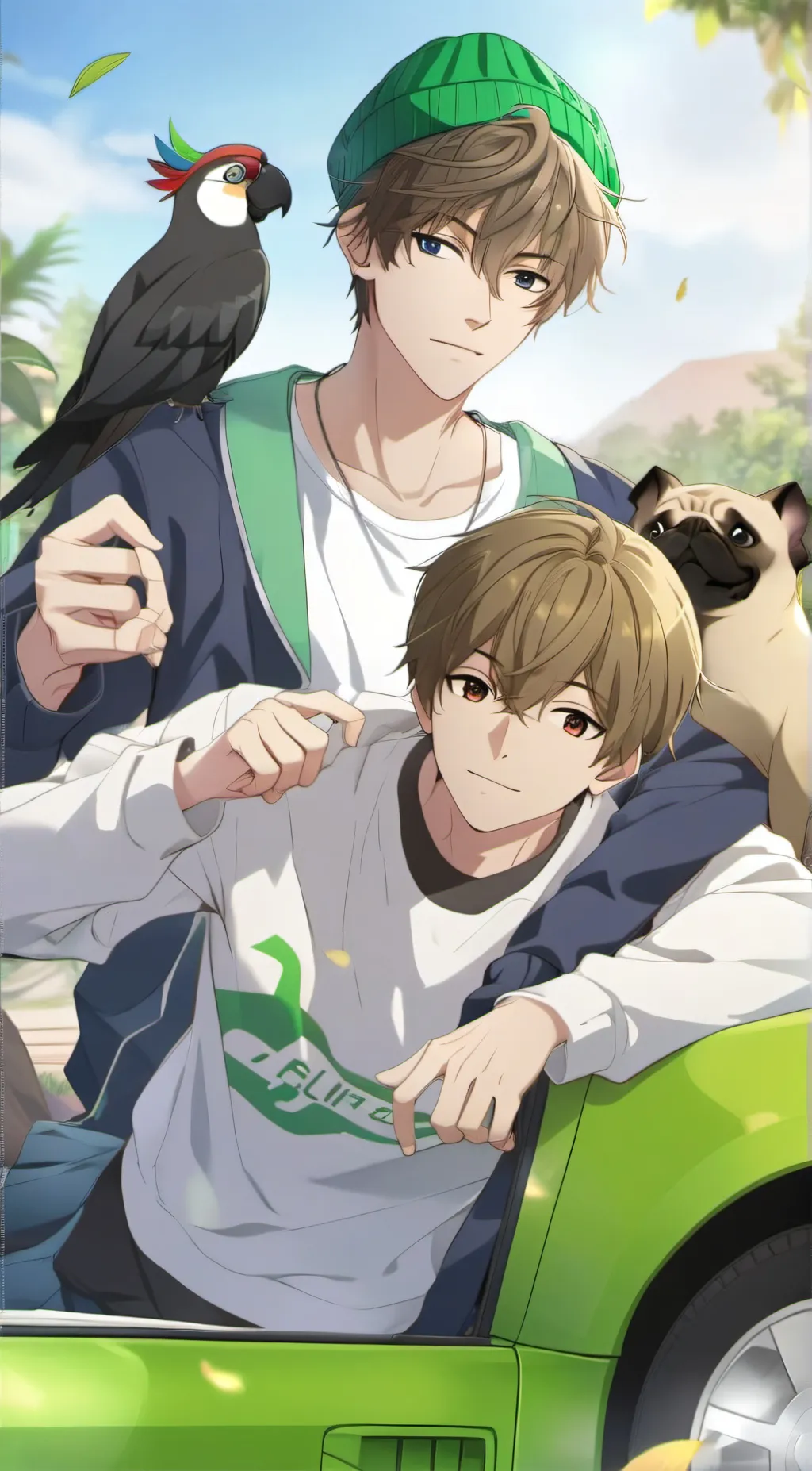 ai character: Eliot and Blake background