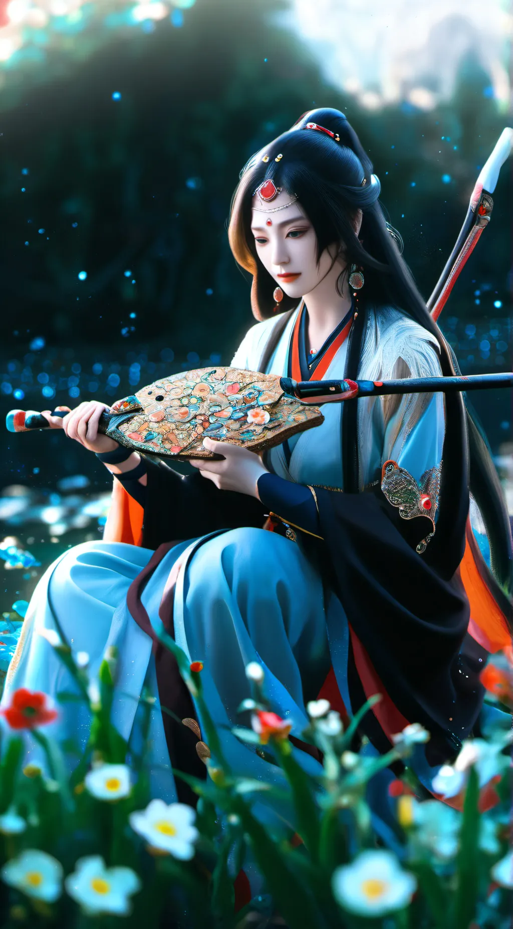 ai character: Xiao Lan background