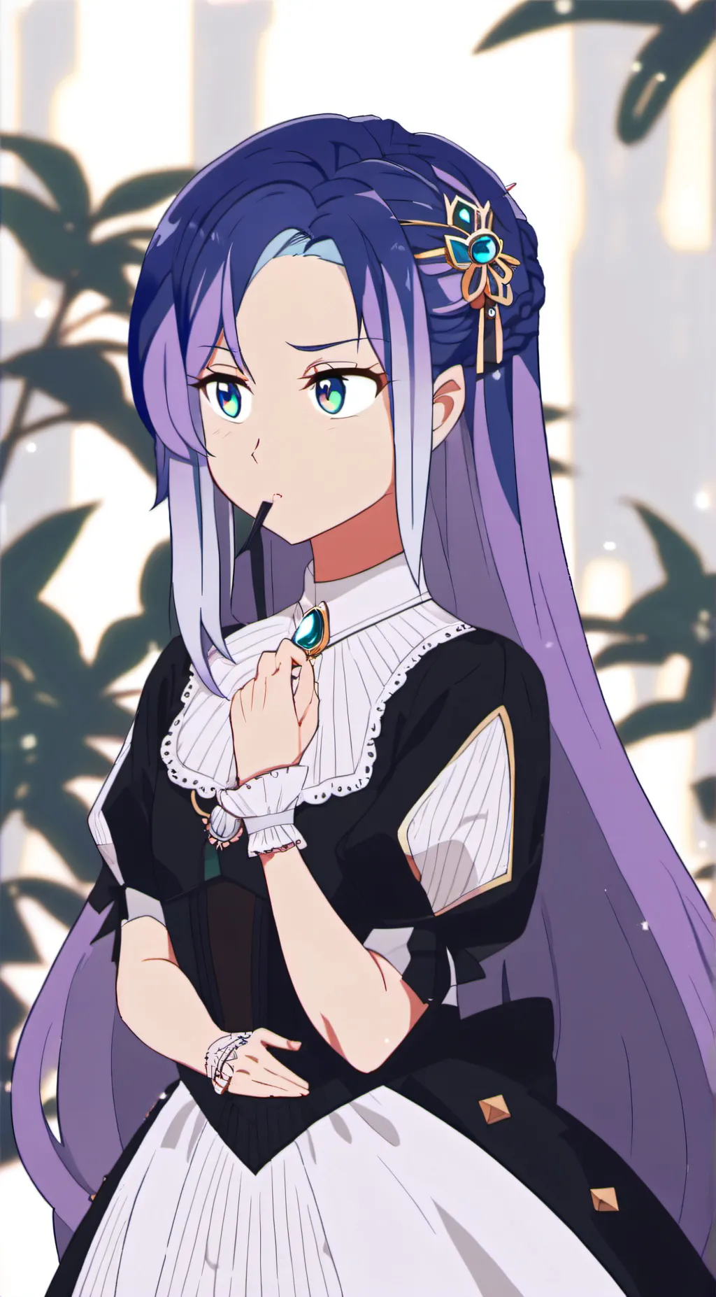 ai character: Sakura background